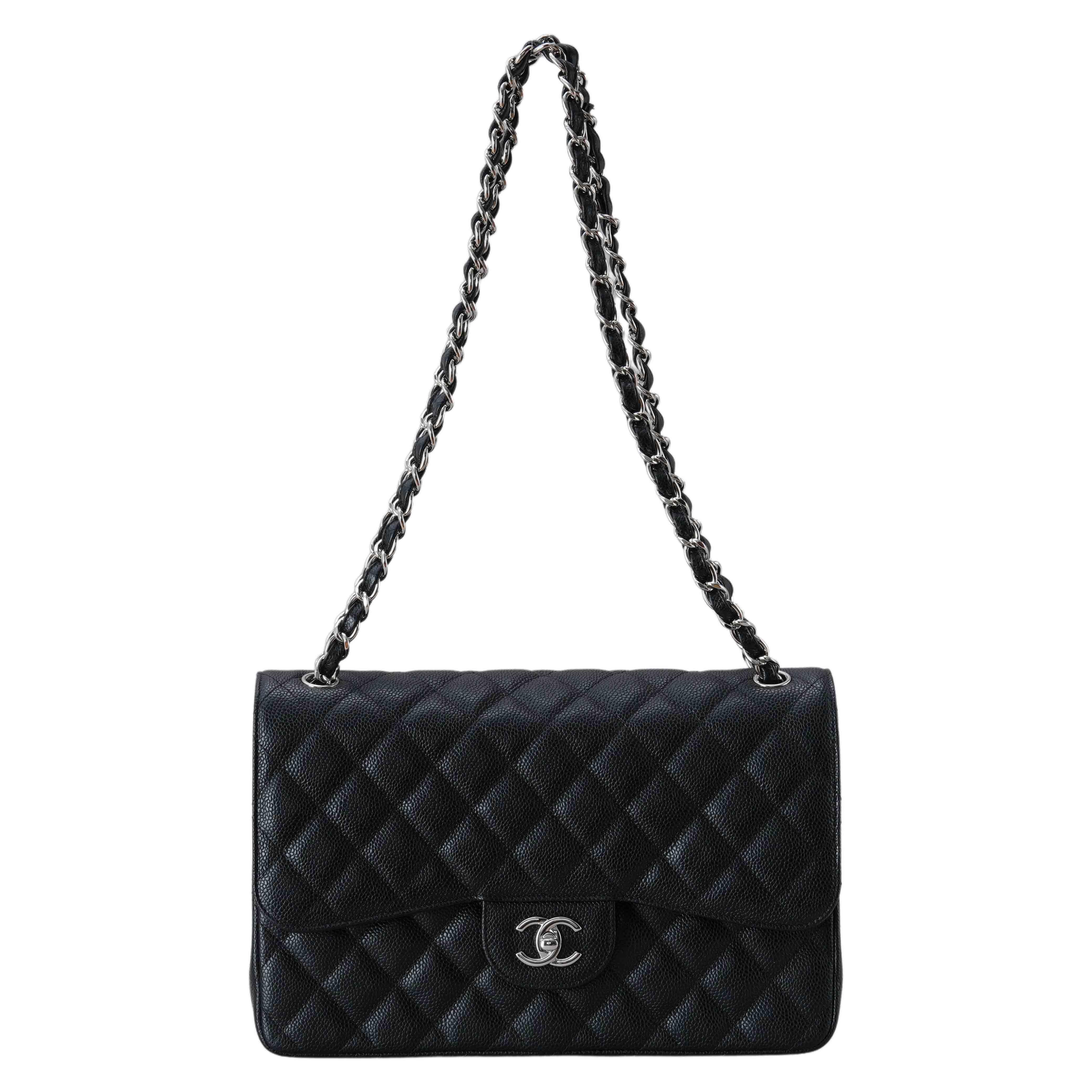 CHANEL(USED)샤넬 캐비어 클래식 라지 플랩백