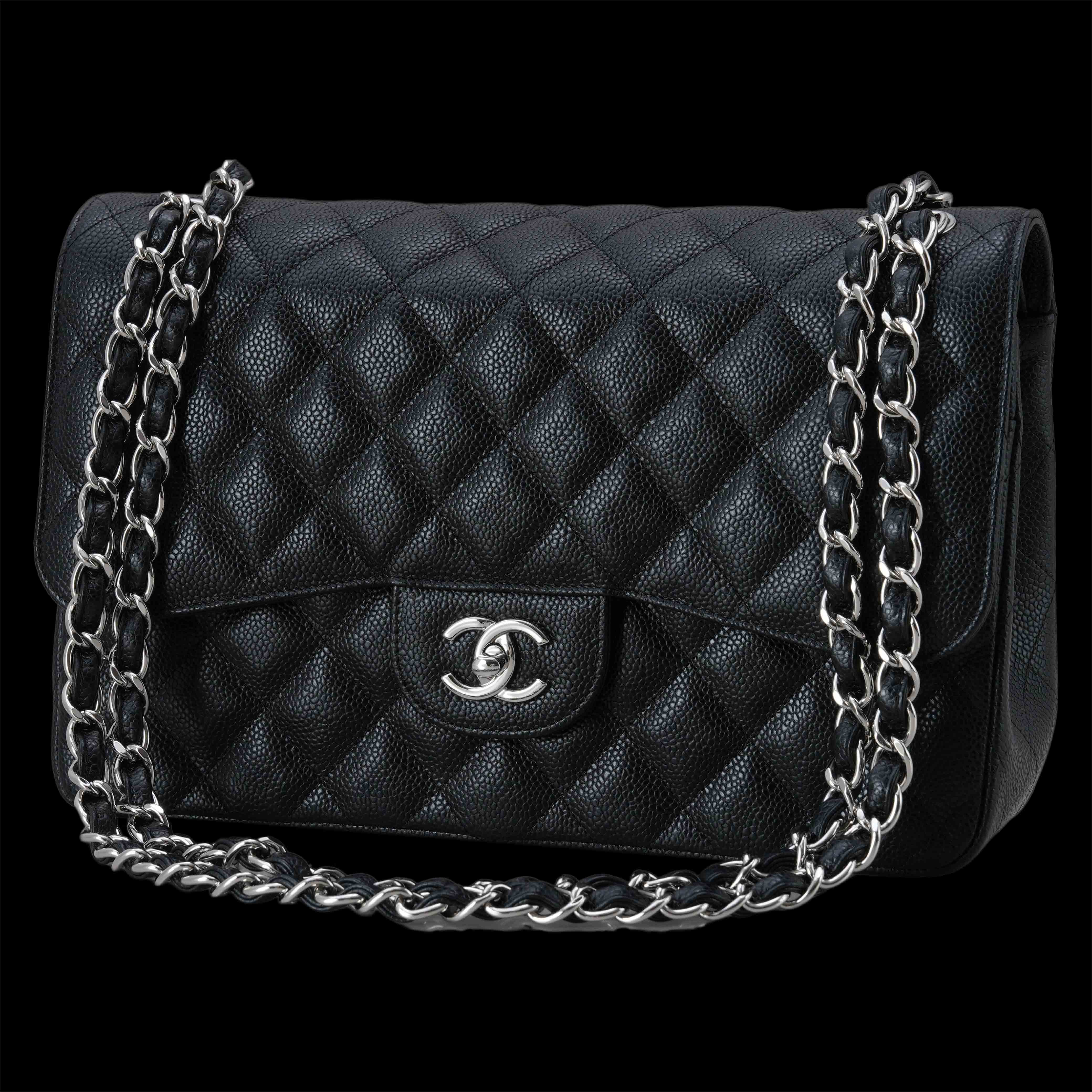 CHANEL(USED)샤넬 캐비어 클래식 라지 플랩백