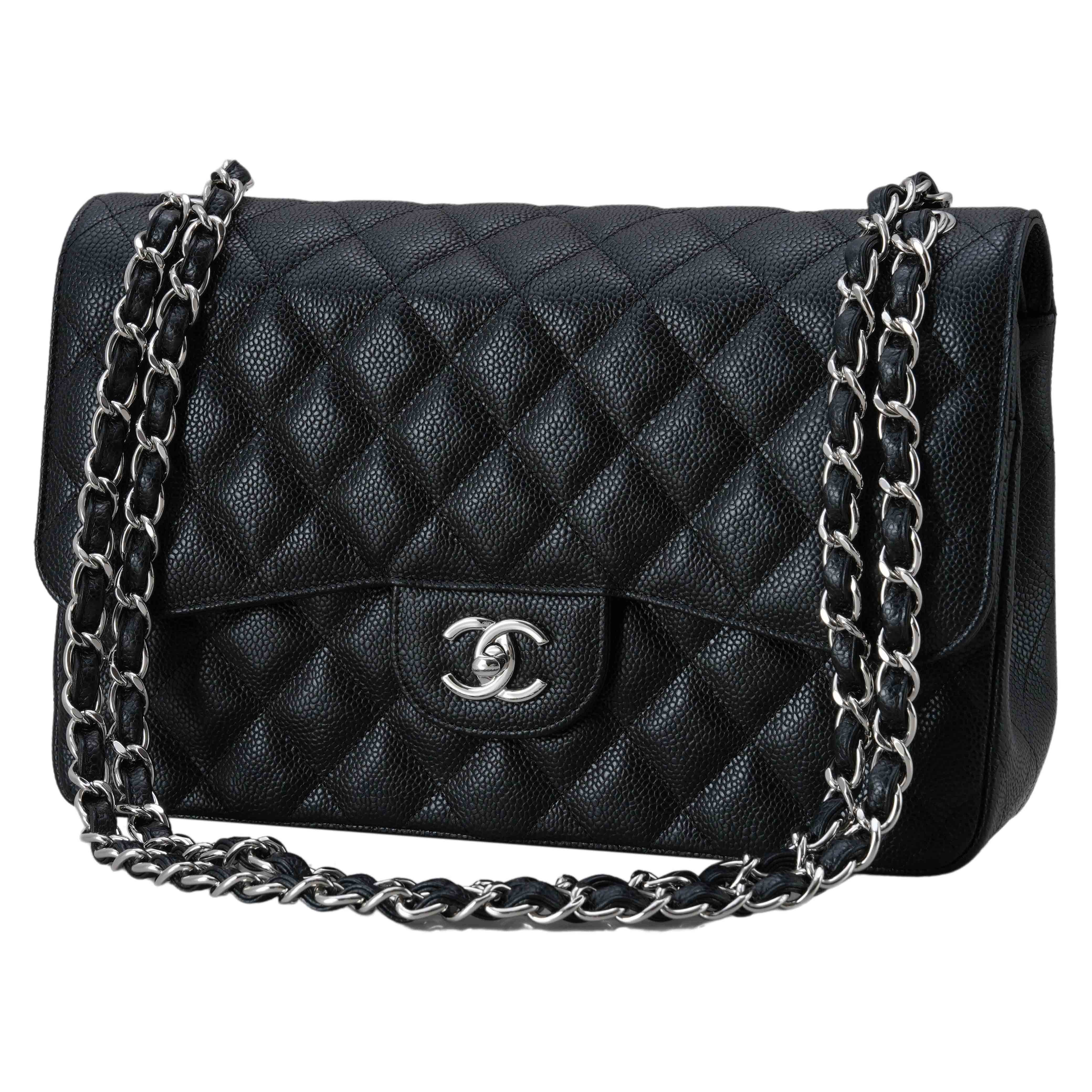 CHANEL(USED)샤넬 캐비어 클래식 라지 플랩백