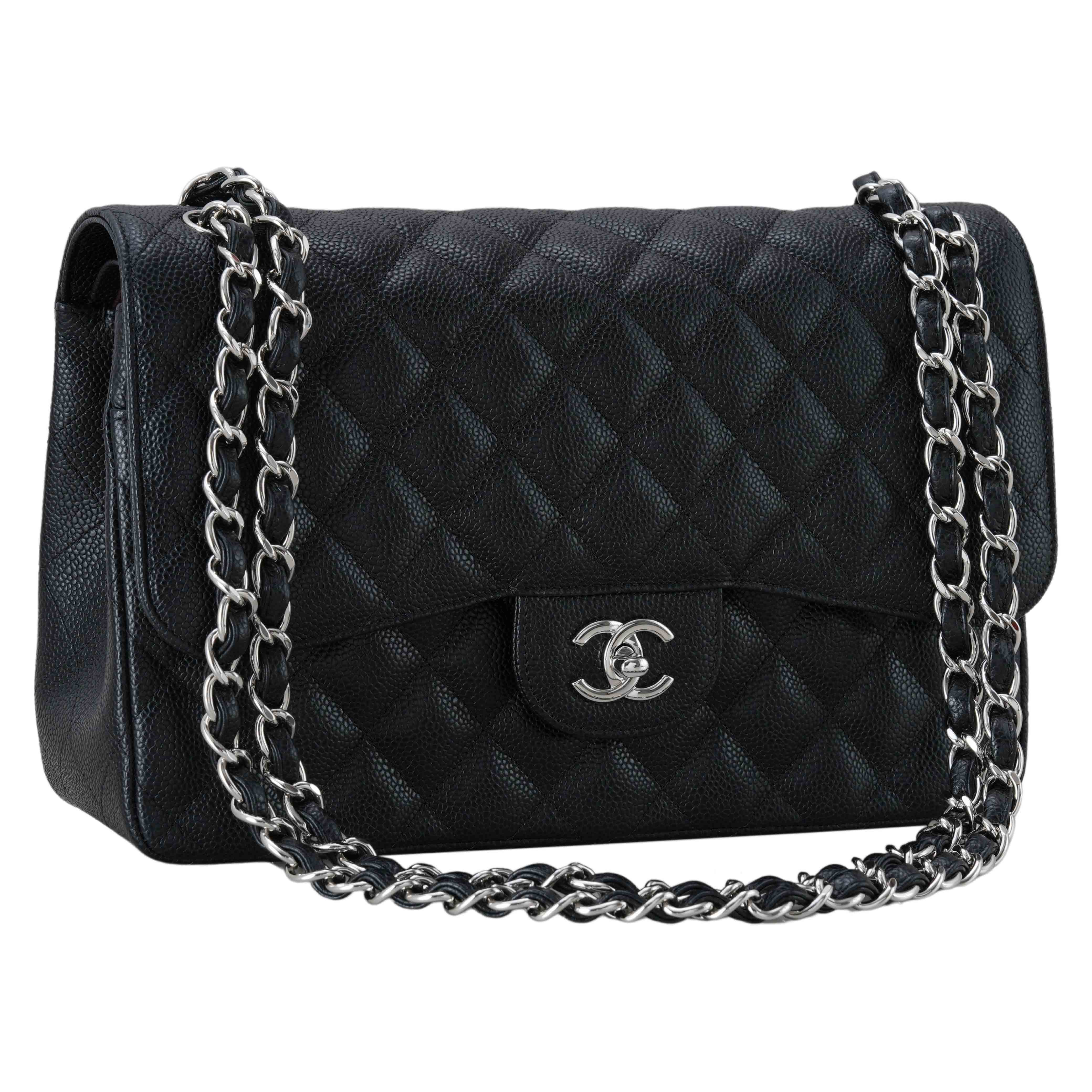 CHANEL(USED)샤넬 캐비어 클래식 라지 플랩백