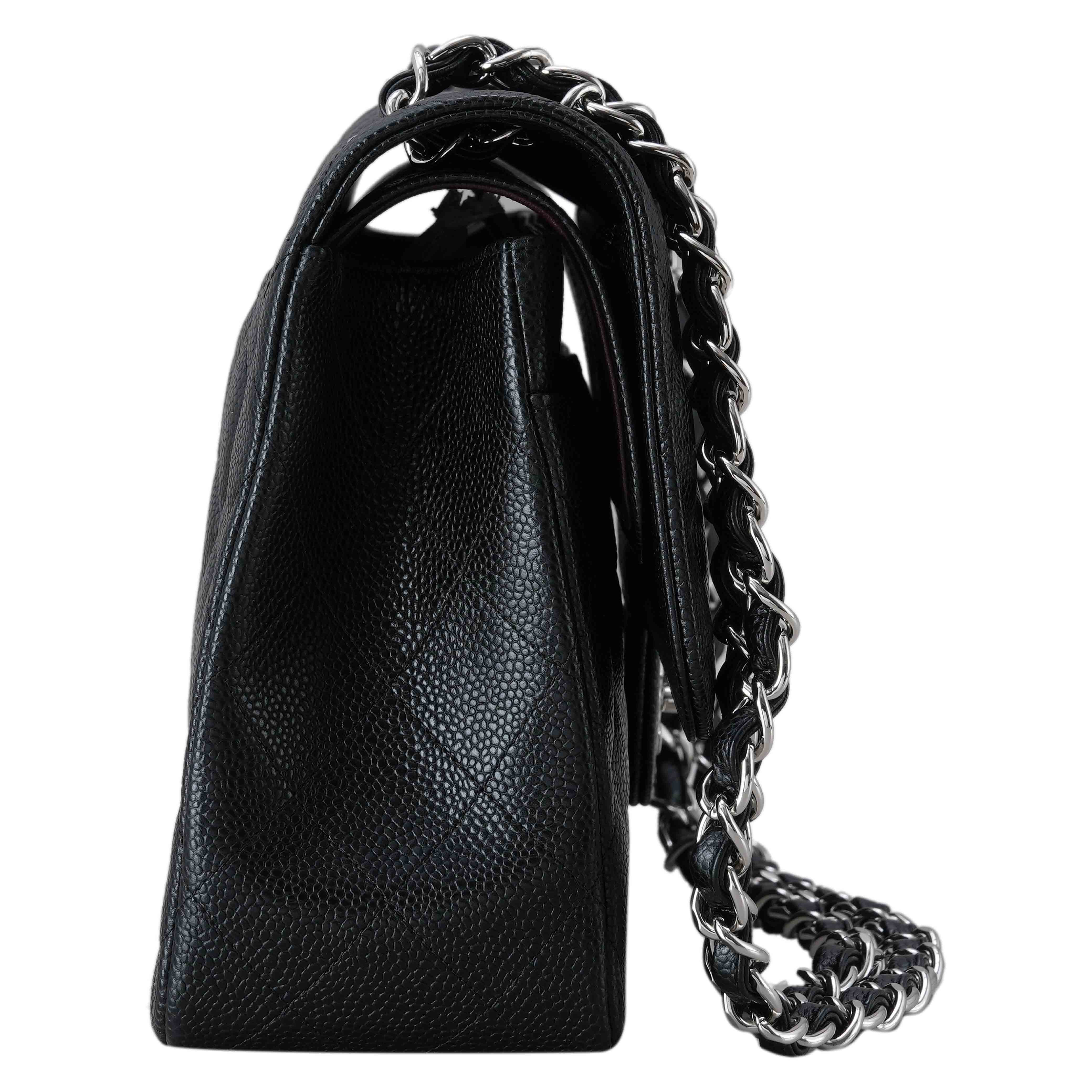 CHANEL(USED)샤넬 캐비어 클래식 라지 플랩백