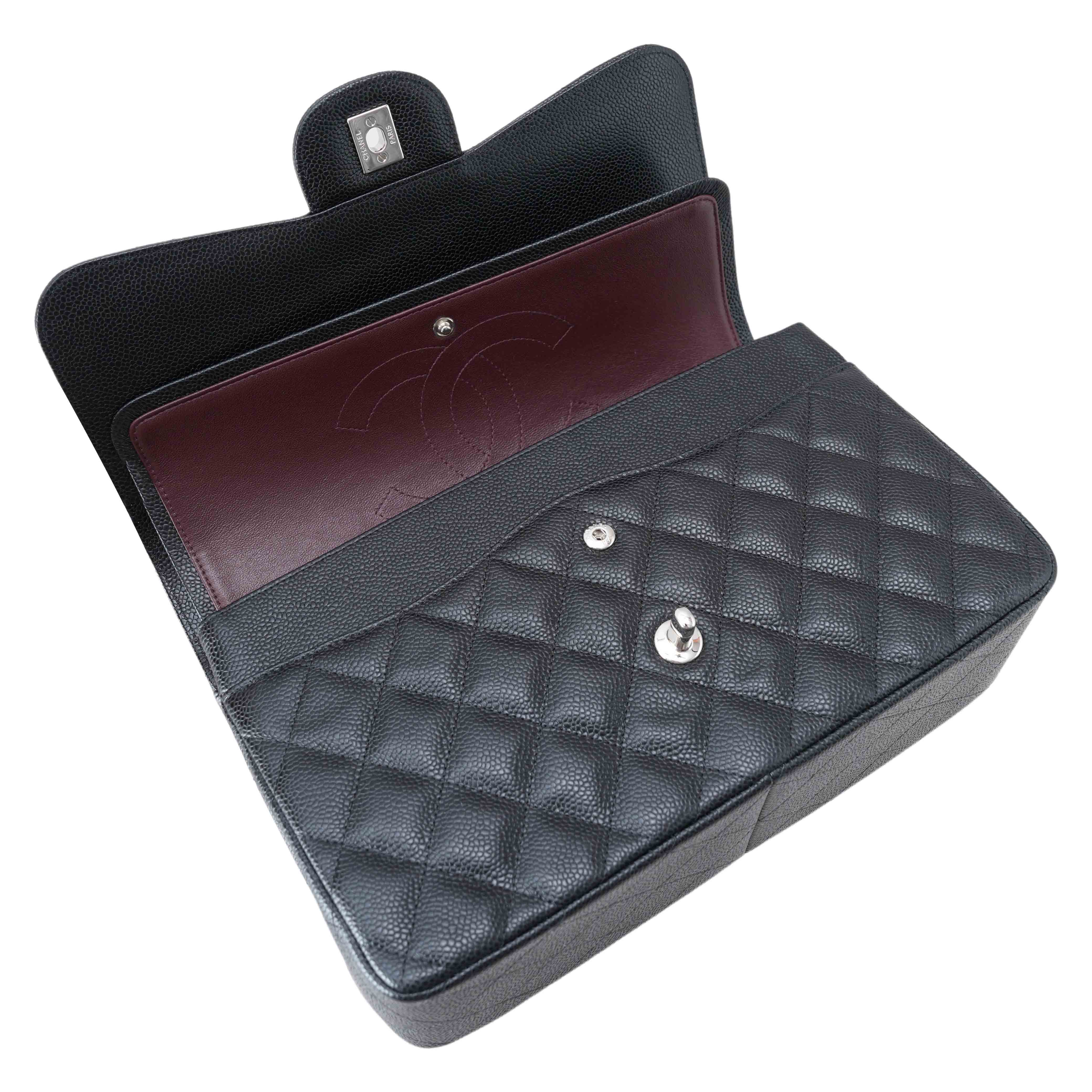 CHANEL(USED)샤넬 캐비어 클래식 라지 플랩백