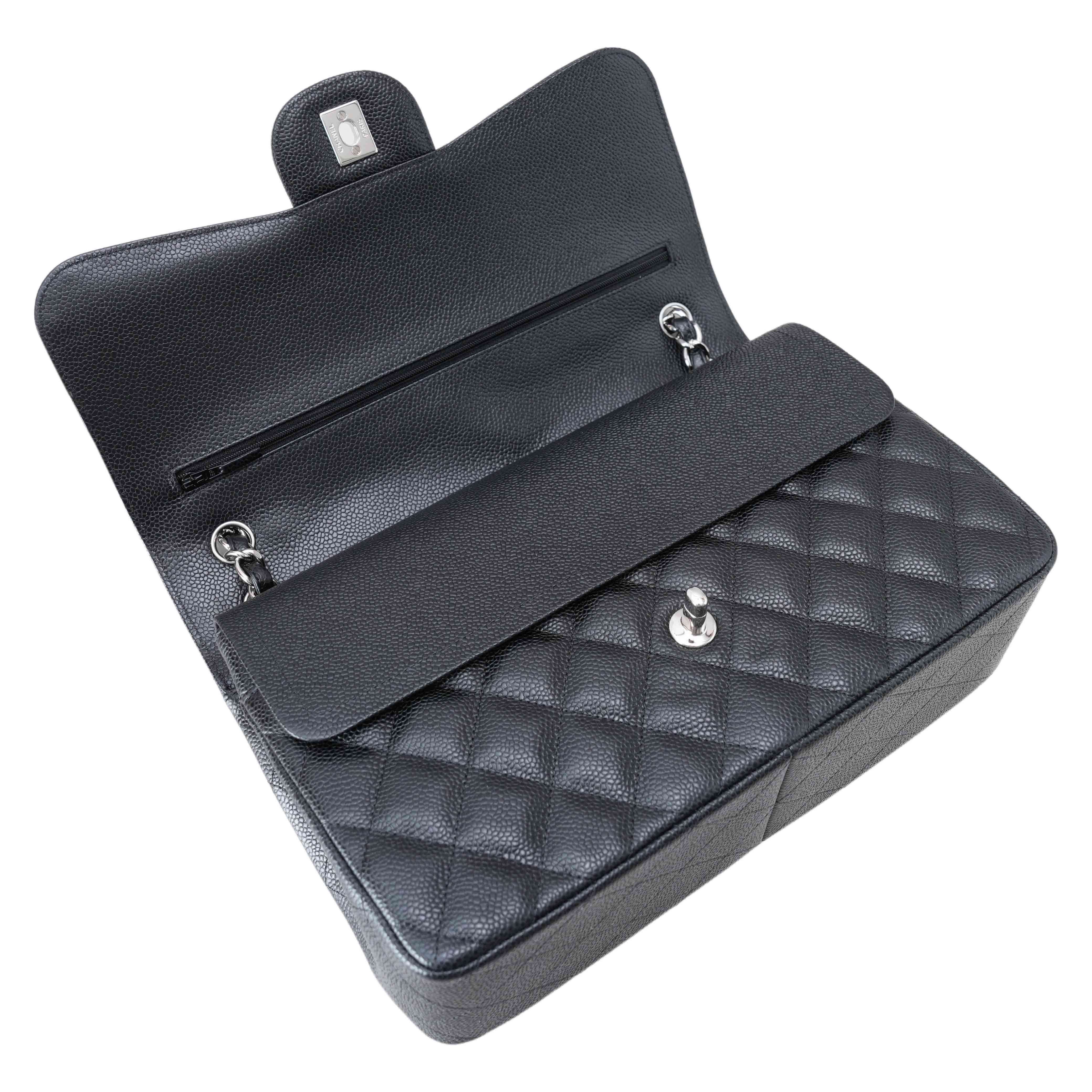 CHANEL(USED)샤넬 캐비어 클래식 라지 플랩백