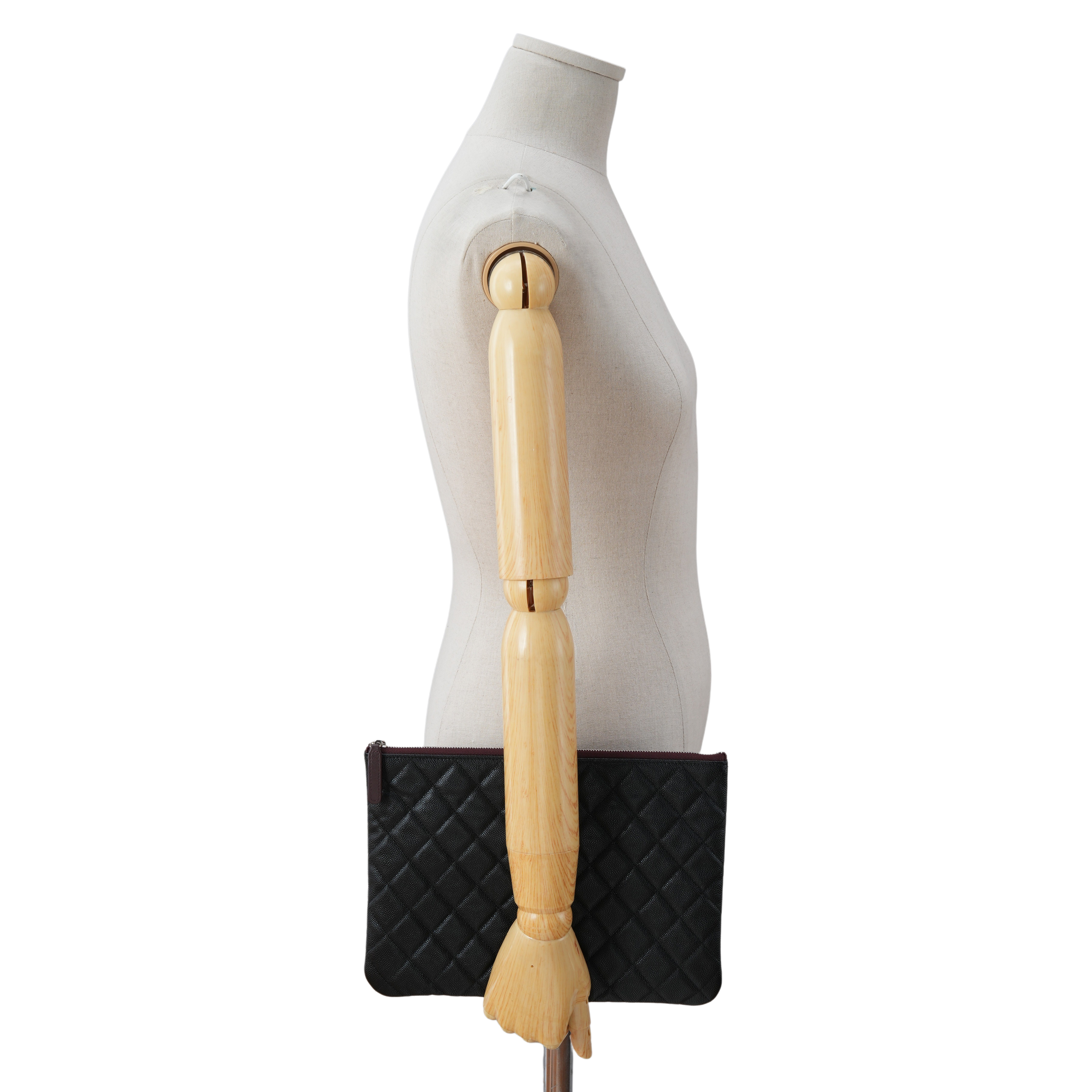 CHANEL(USED)샤넬 캐비어 클래식 클러치