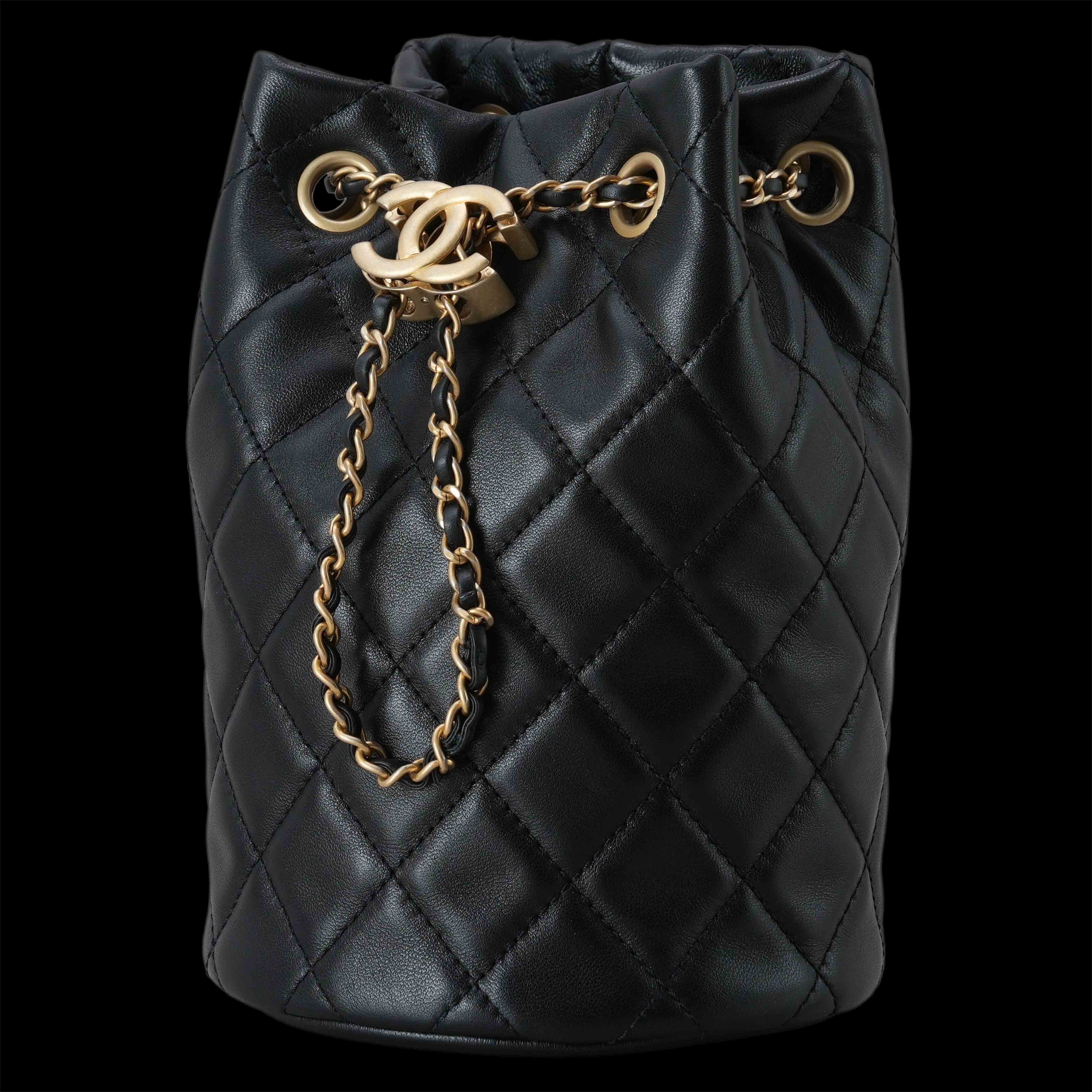 CHANEL(USED)샤넬 시즌 골든볼 버킷백