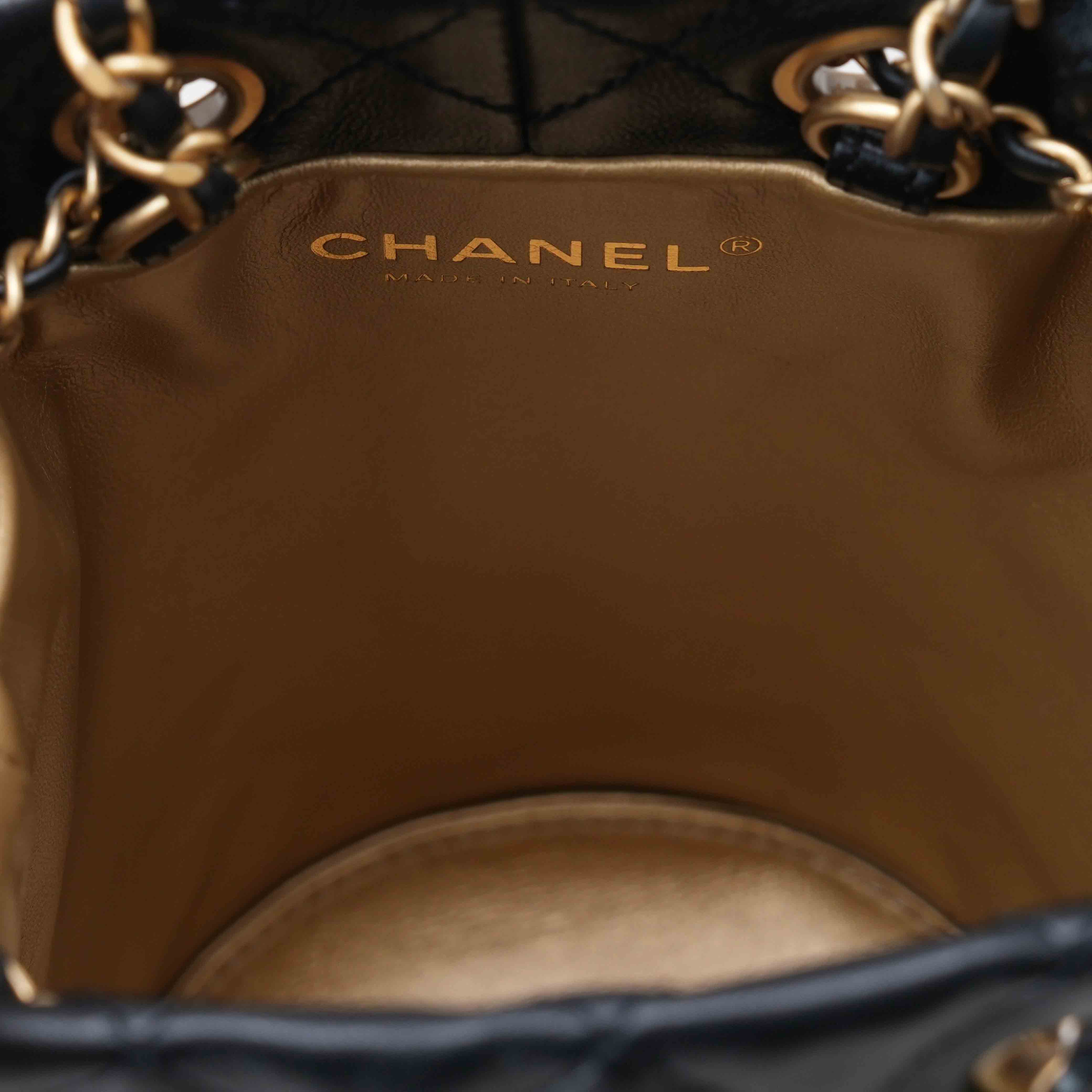 CHANEL(USED)샤넬 시즌 골든볼 버킷백