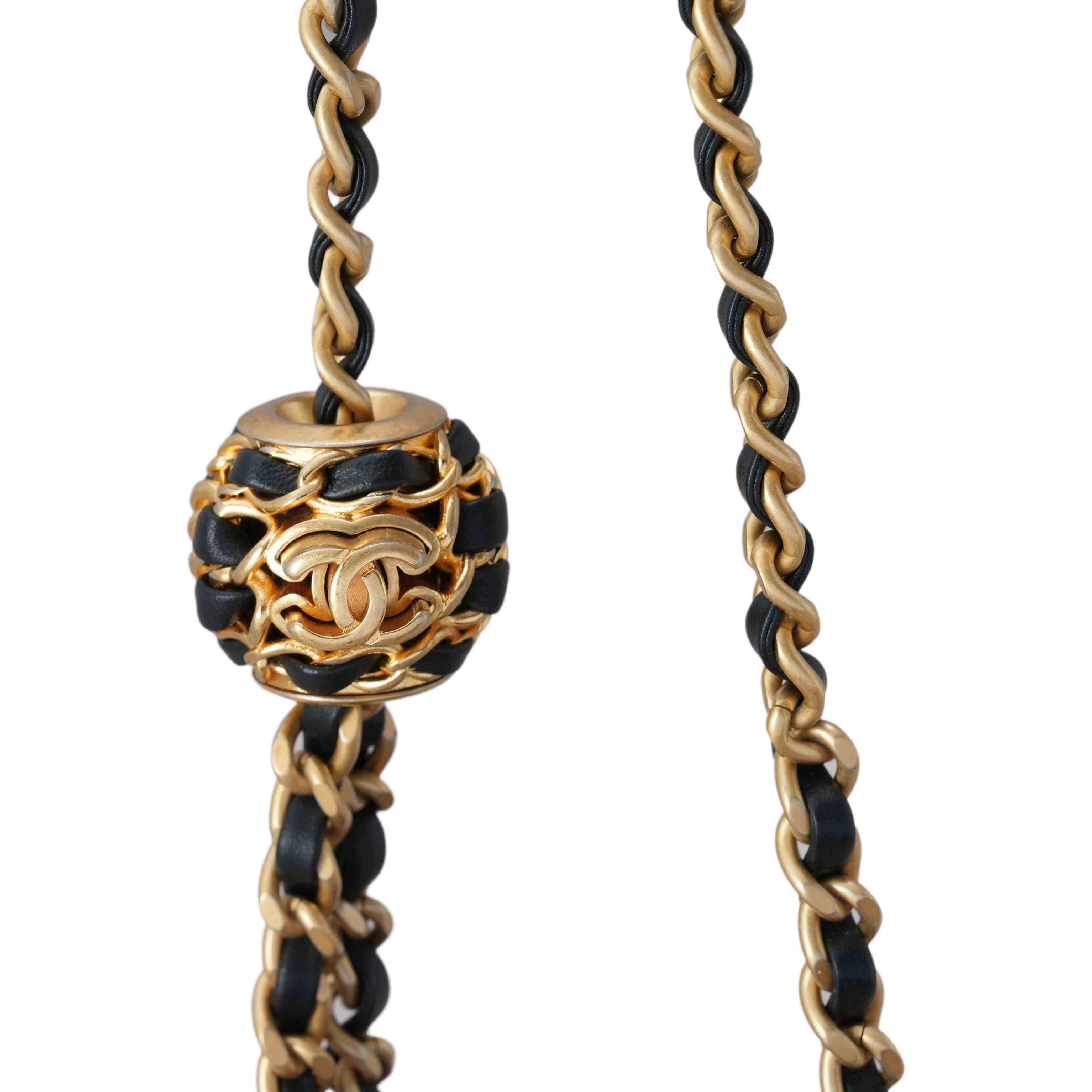 CHANEL(USED)샤넬 시즌 골든볼 버킷백