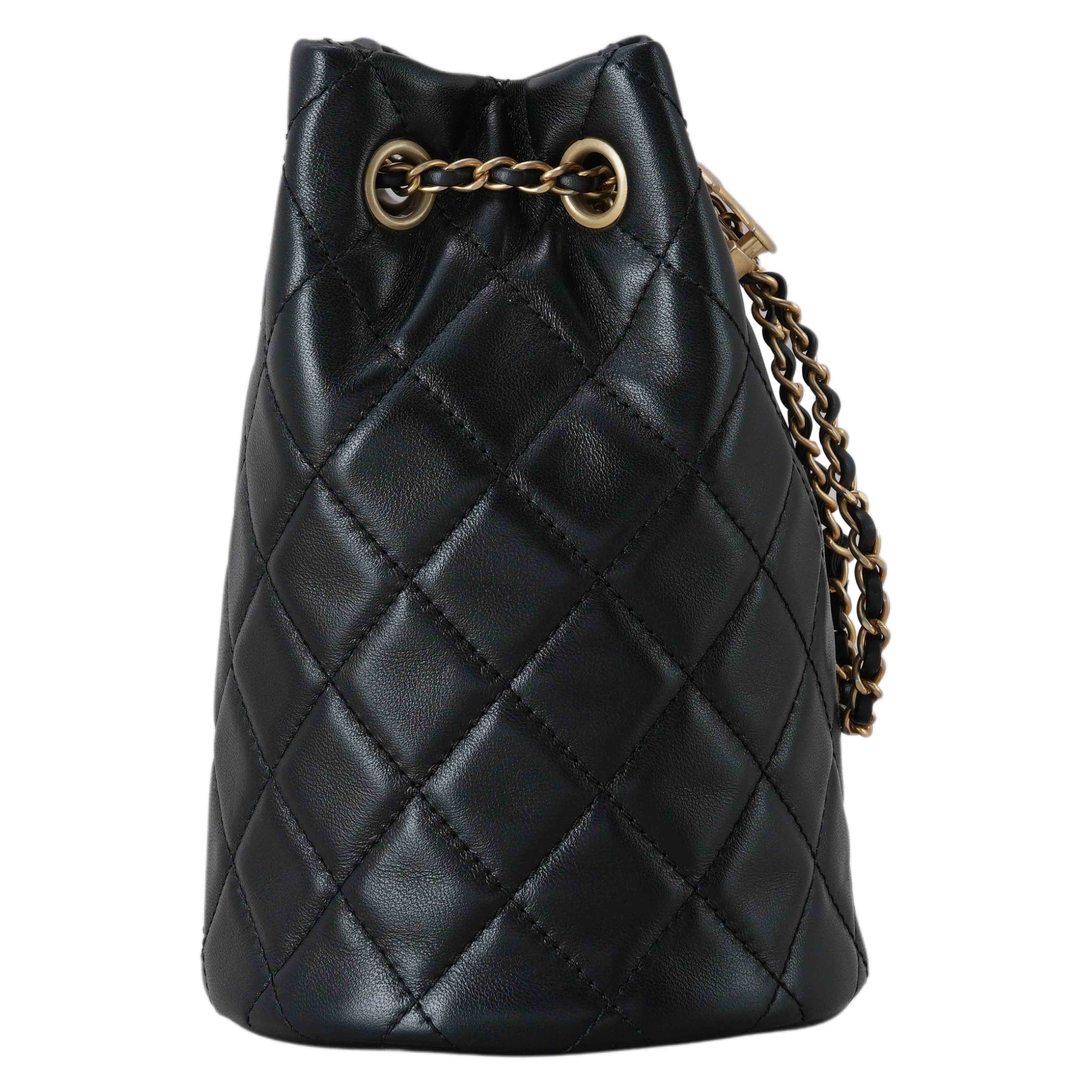 CHANEL(USED)샤넬 시즌 골든볼 버킷백