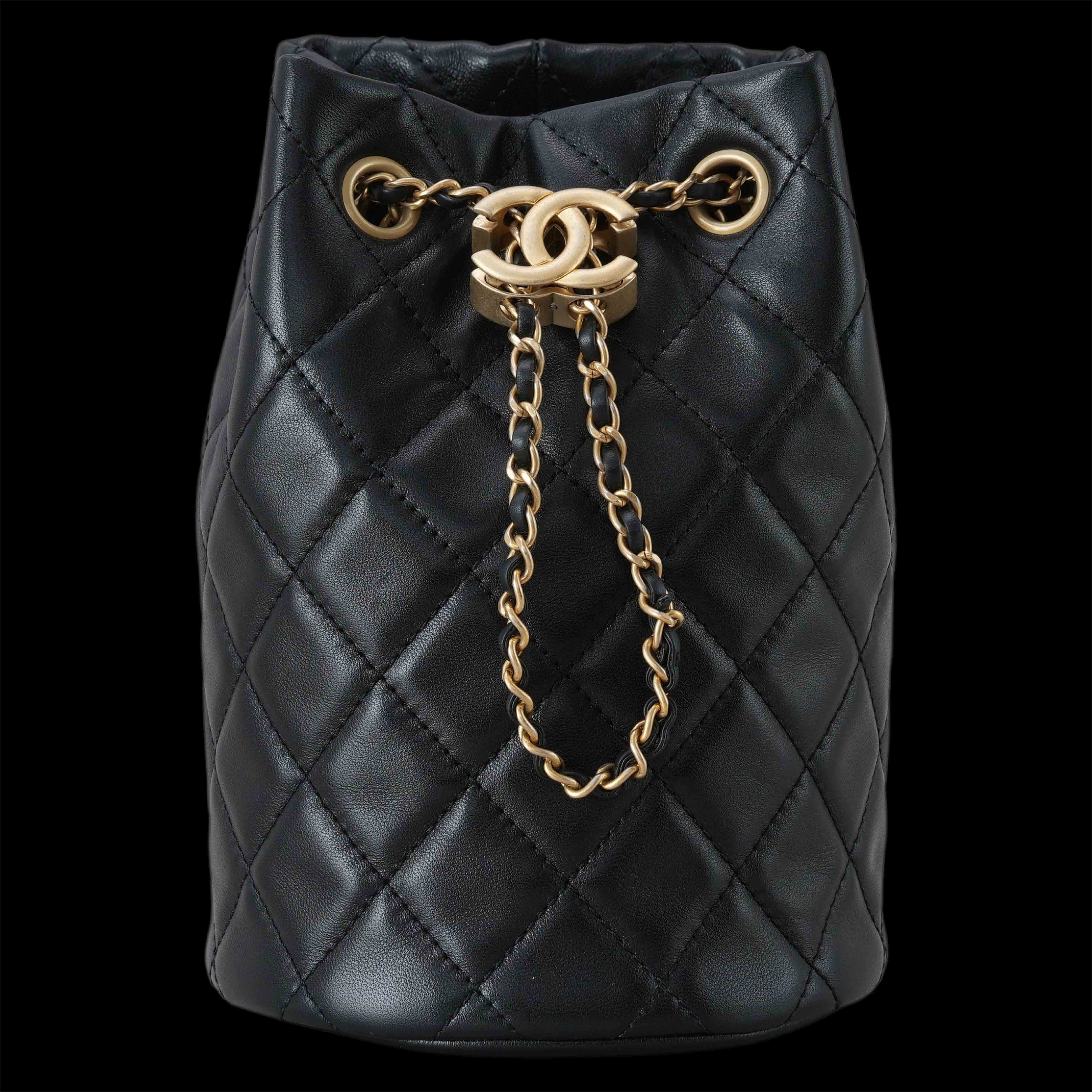 CHANEL(USED)샤넬 시즌 골든볼 버킷백