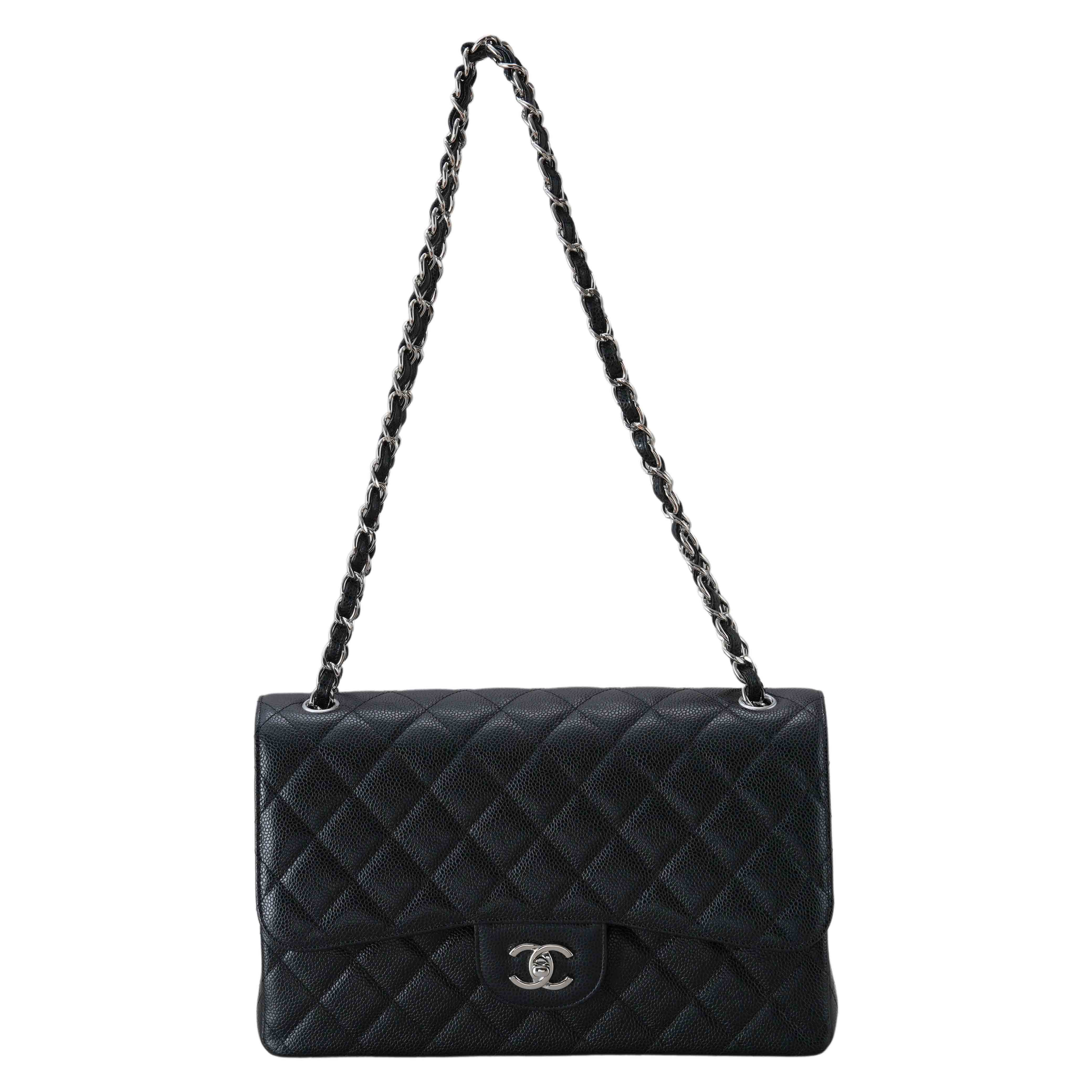 CHANEL(USED)샤넬 캐비어 클래식 라지 플랩백