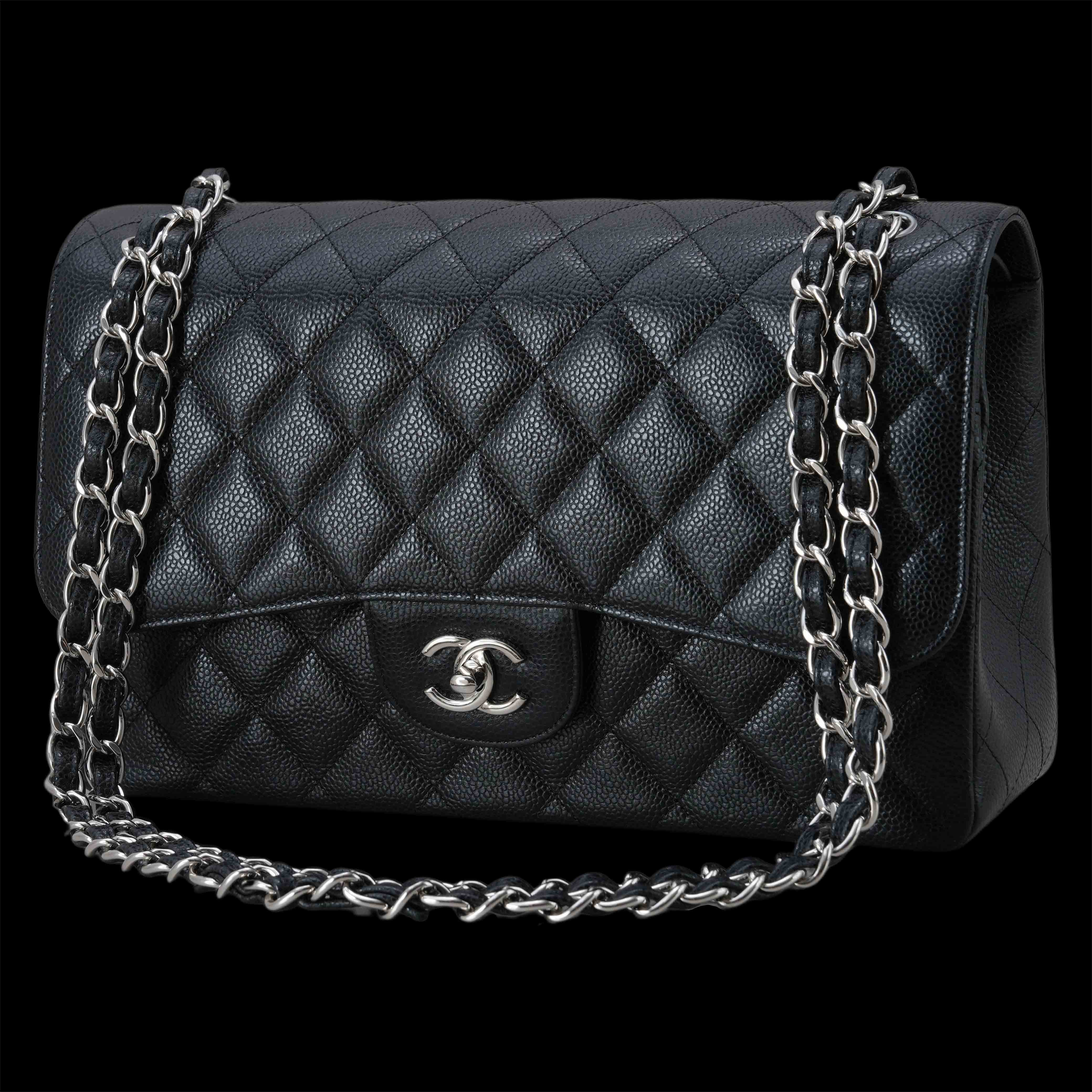 CHANEL(USED)샤넬 캐비어 클래식 라지 플랩백