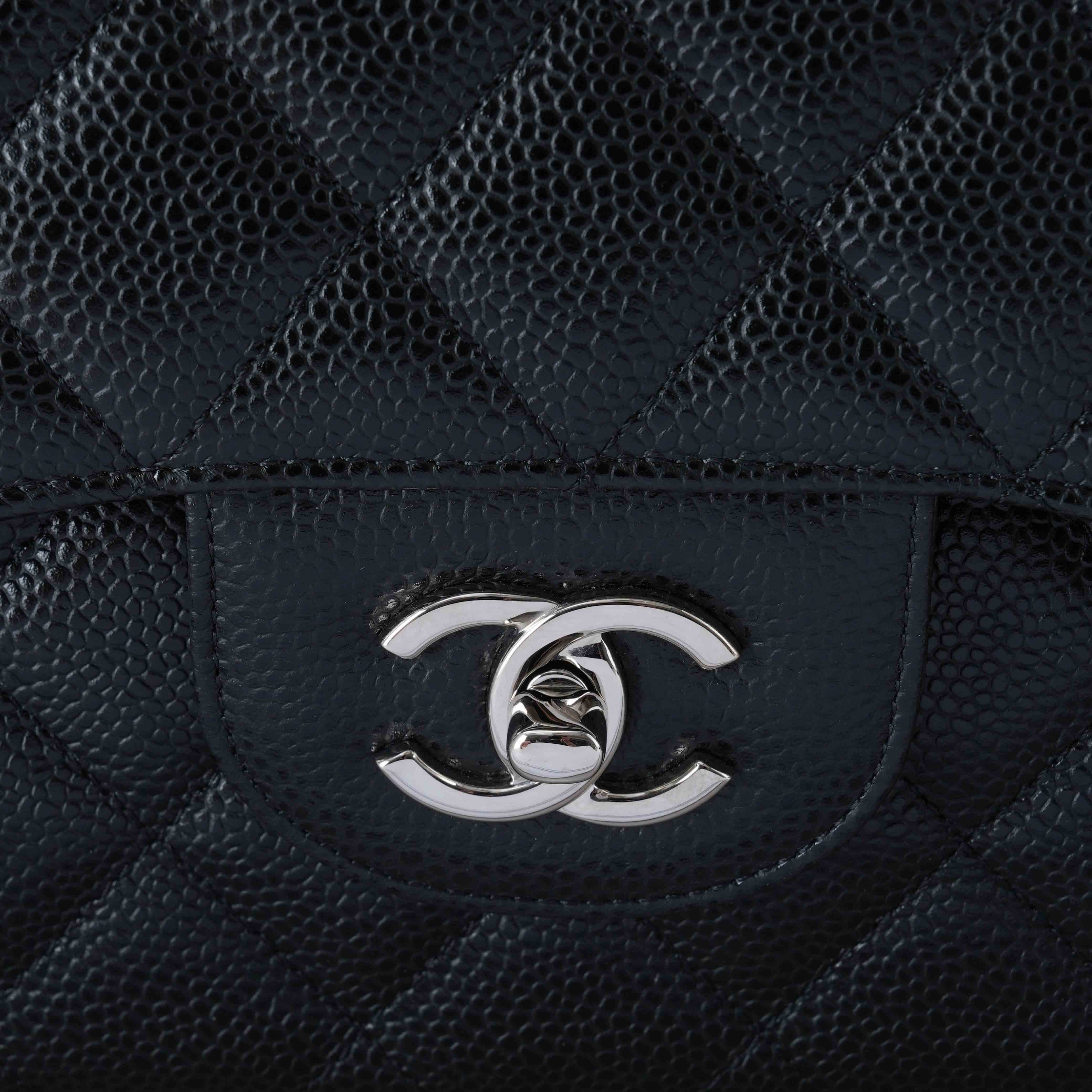 CHANEL(USED)샤넬 캐비어 클래식 라지 플랩백