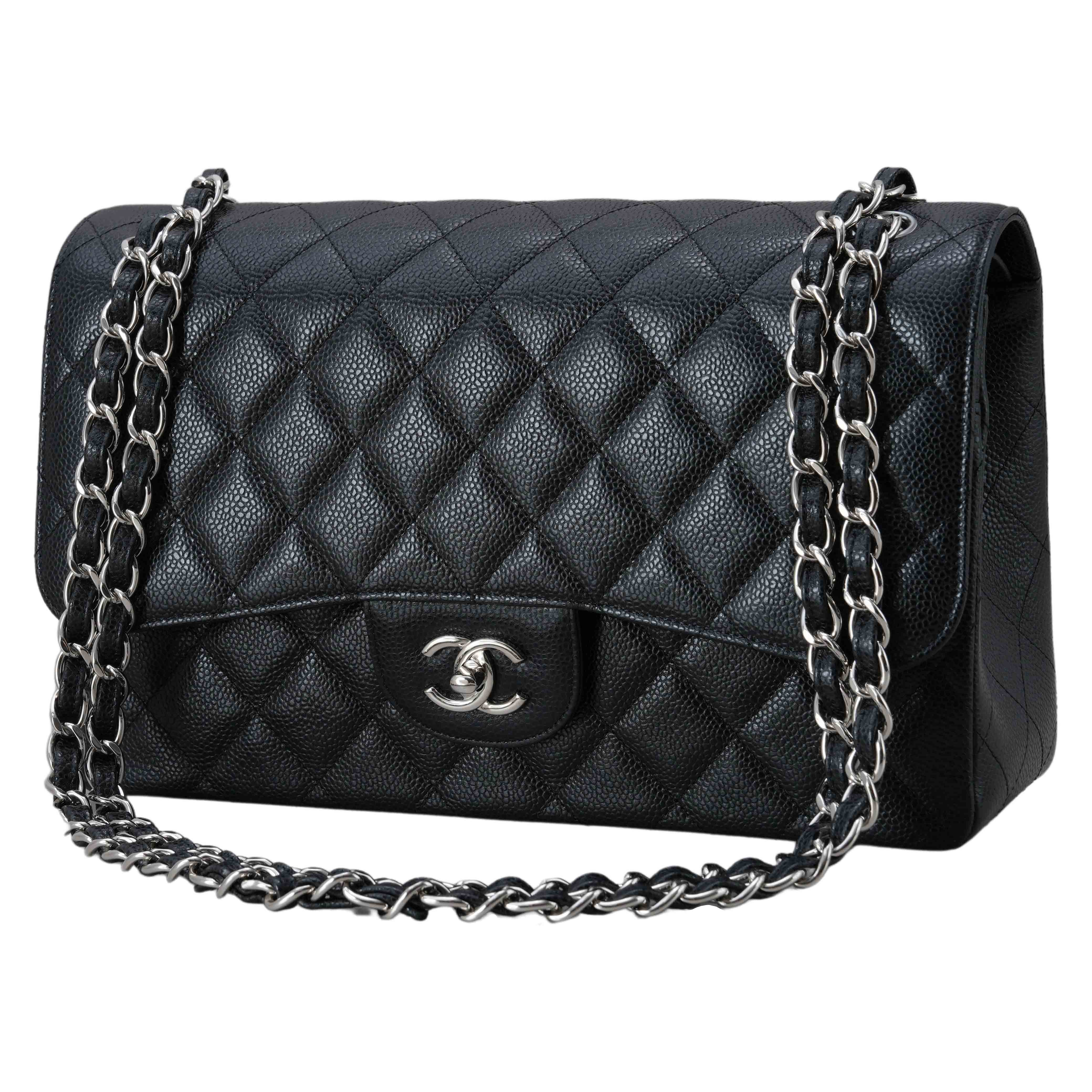 CHANEL(USED)샤넬 캐비어 클래식 라지 플랩백