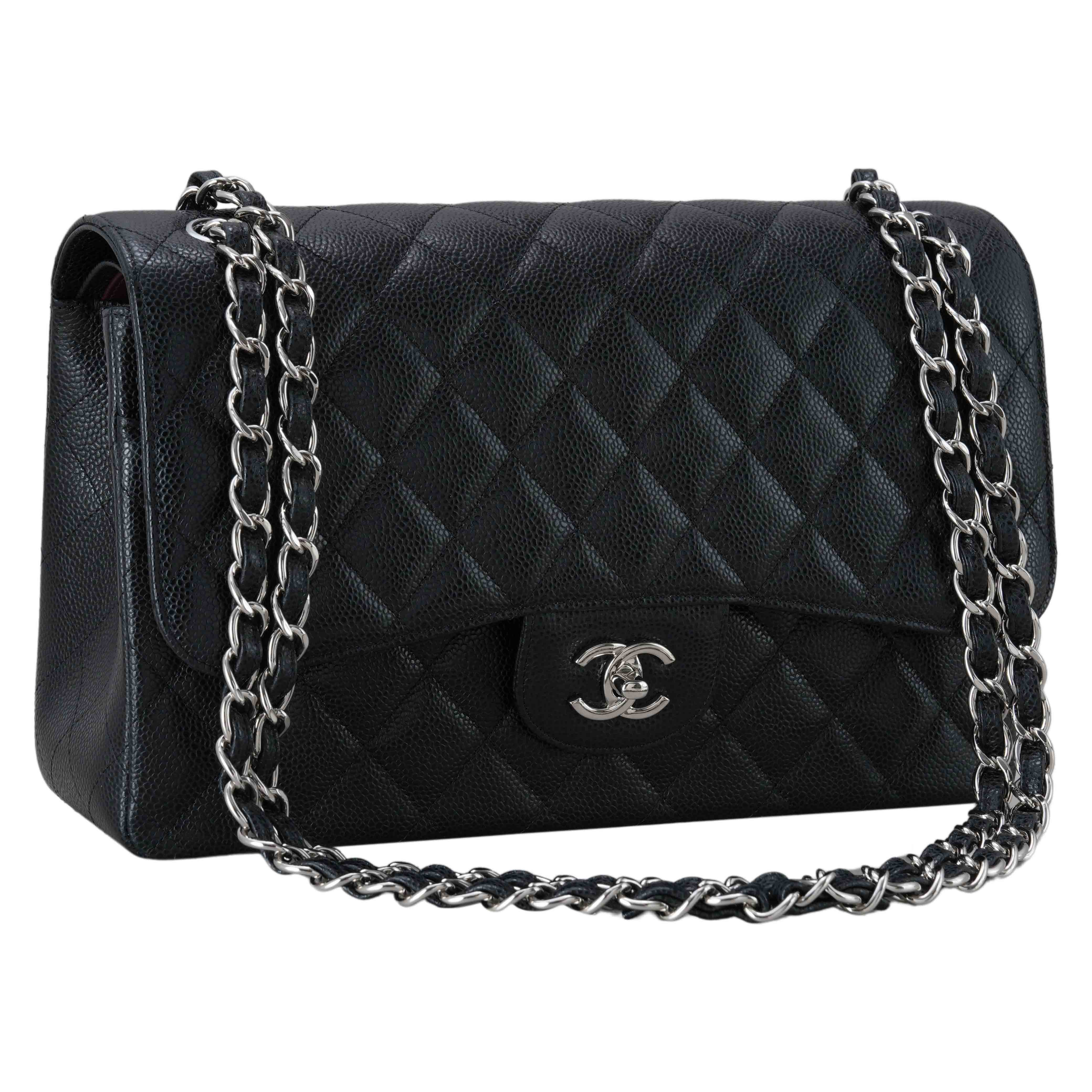 CHANEL(USED)샤넬 캐비어 클래식 라지 플랩백