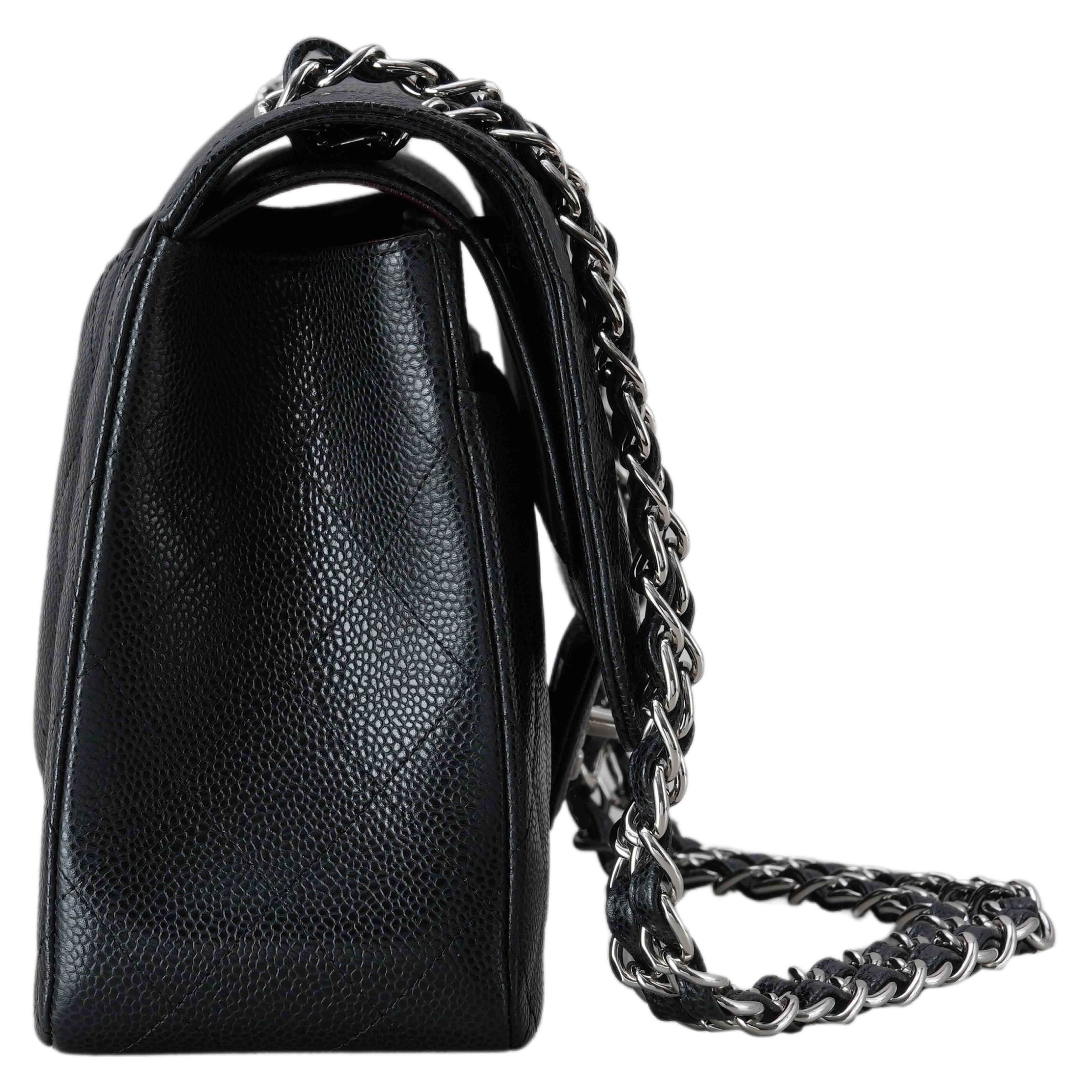 CHANEL(USED)샤넬 캐비어 클래식 라지 플랩백