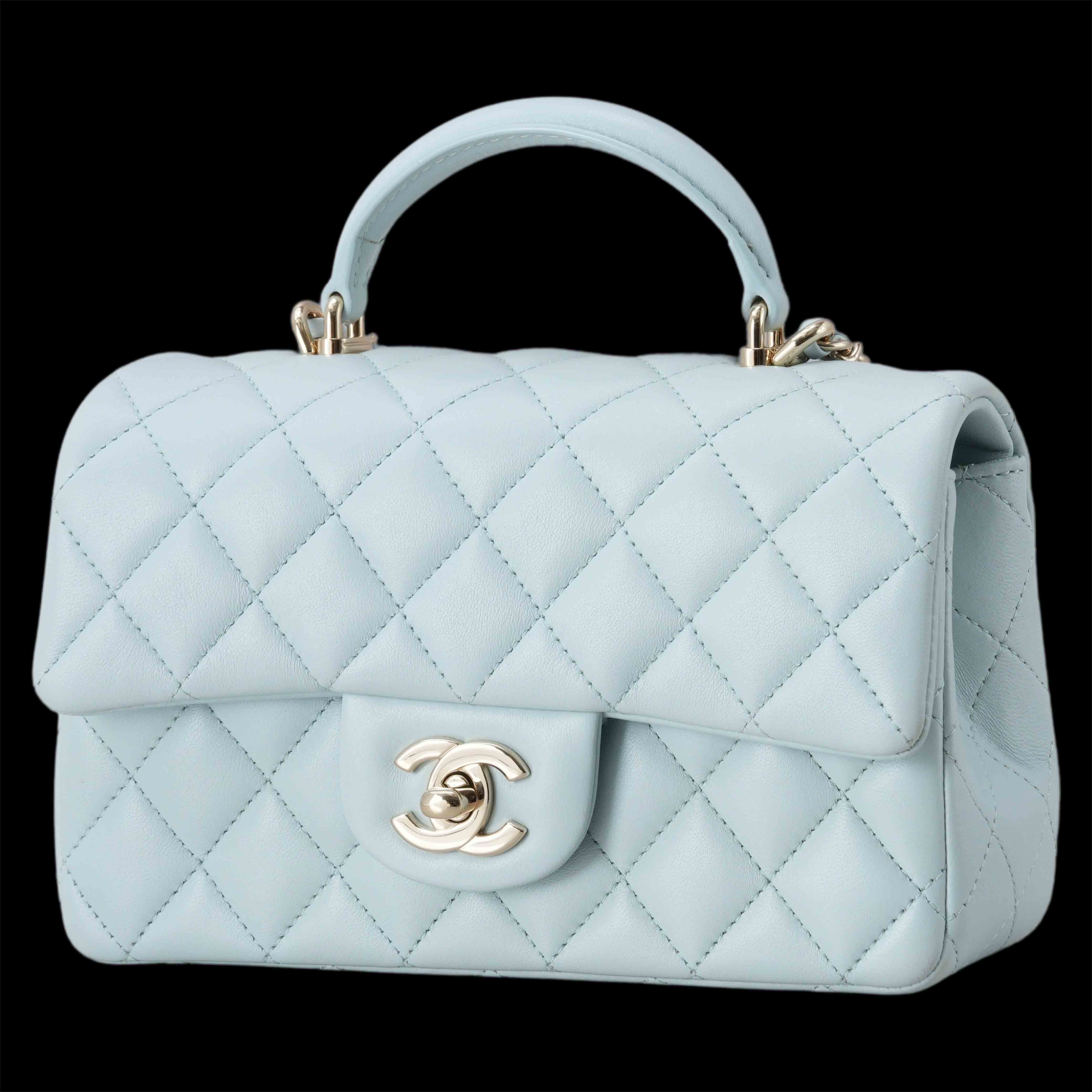CHANEL(USED)샤넬 클래식 뉴미니 탑핸들