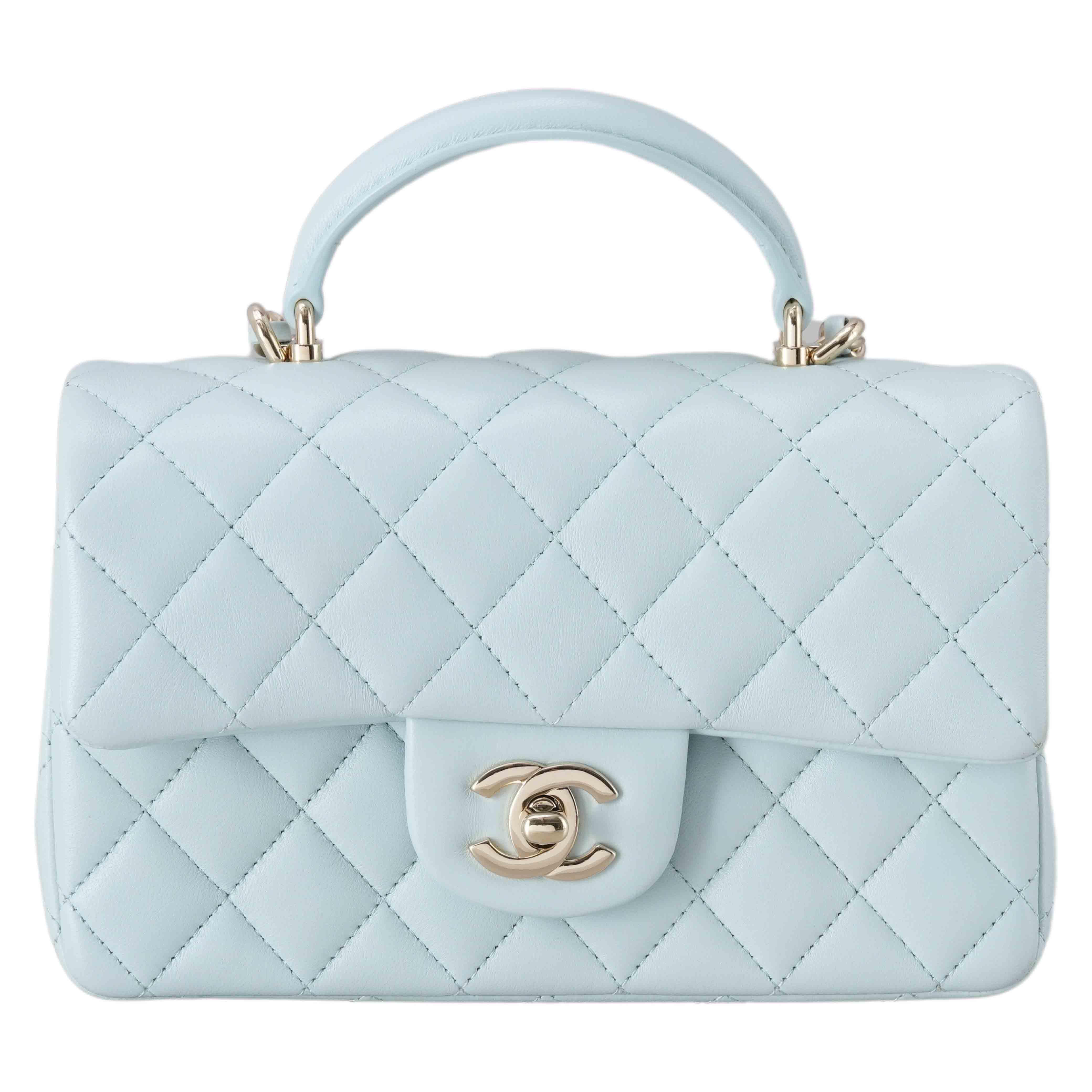 CHANEL(USED)샤넬 클래식 뉴미니 탑핸들