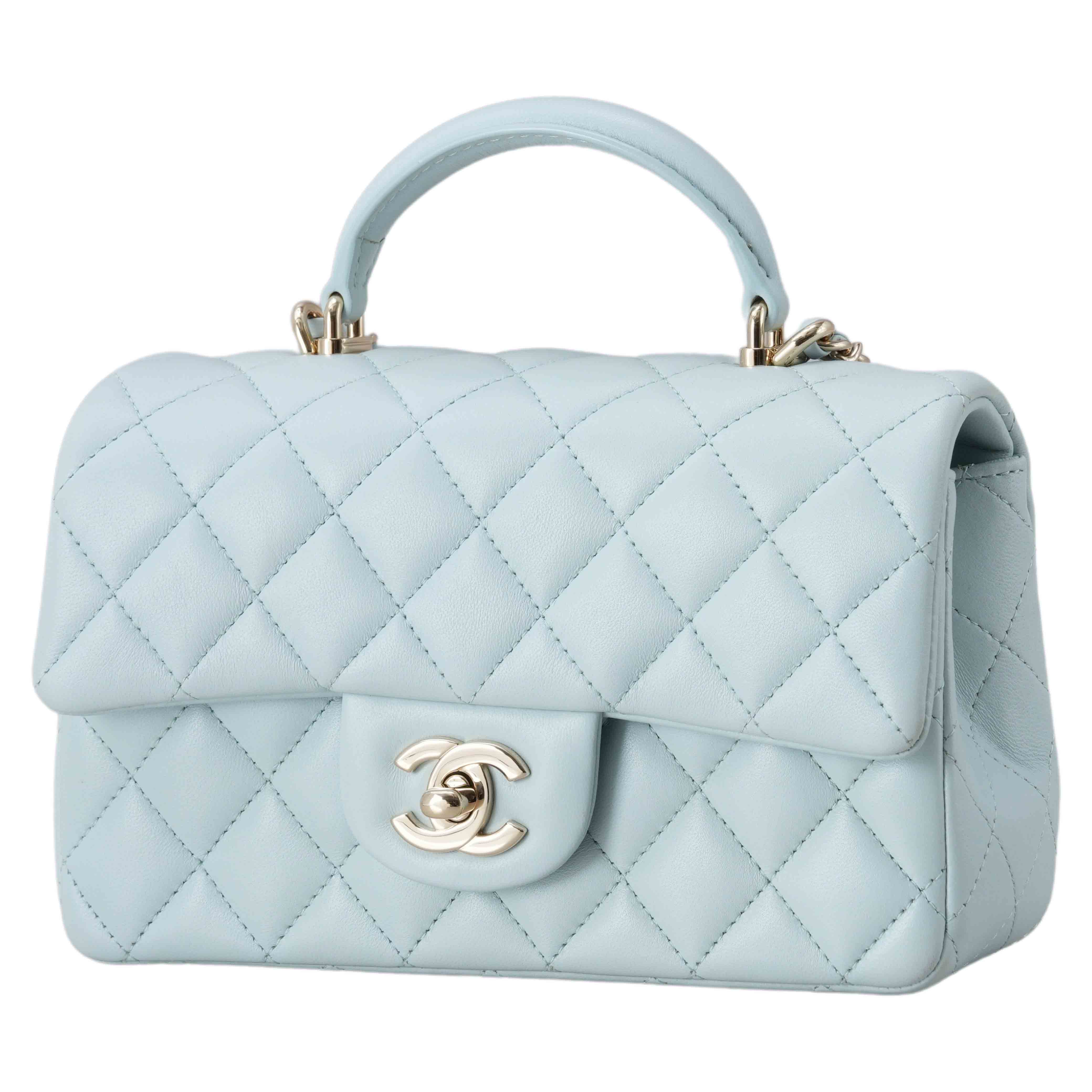 CHANEL(USED)샤넬 클래식 뉴미니 탑핸들