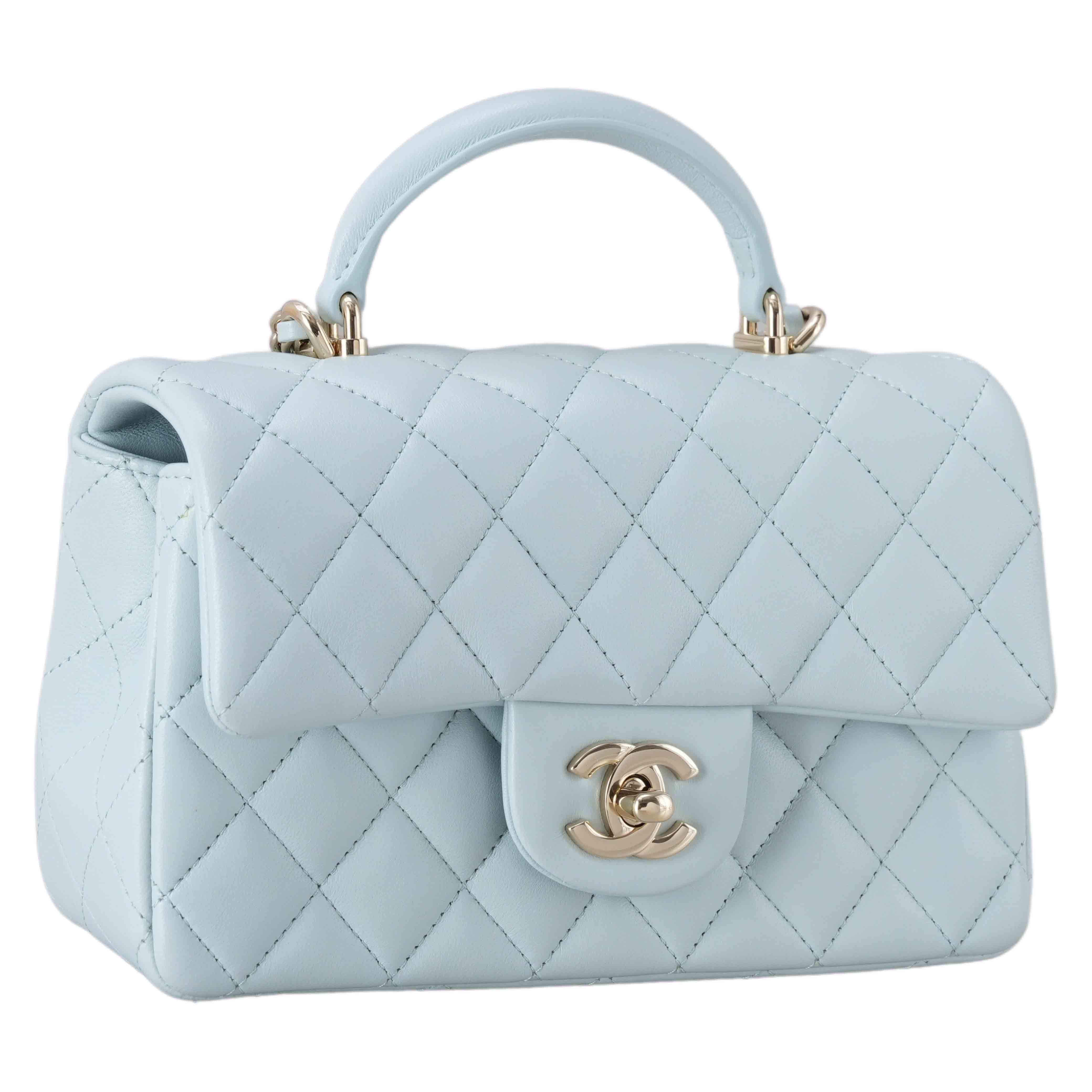 CHANEL(USED)샤넬 클래식 뉴미니 탑핸들