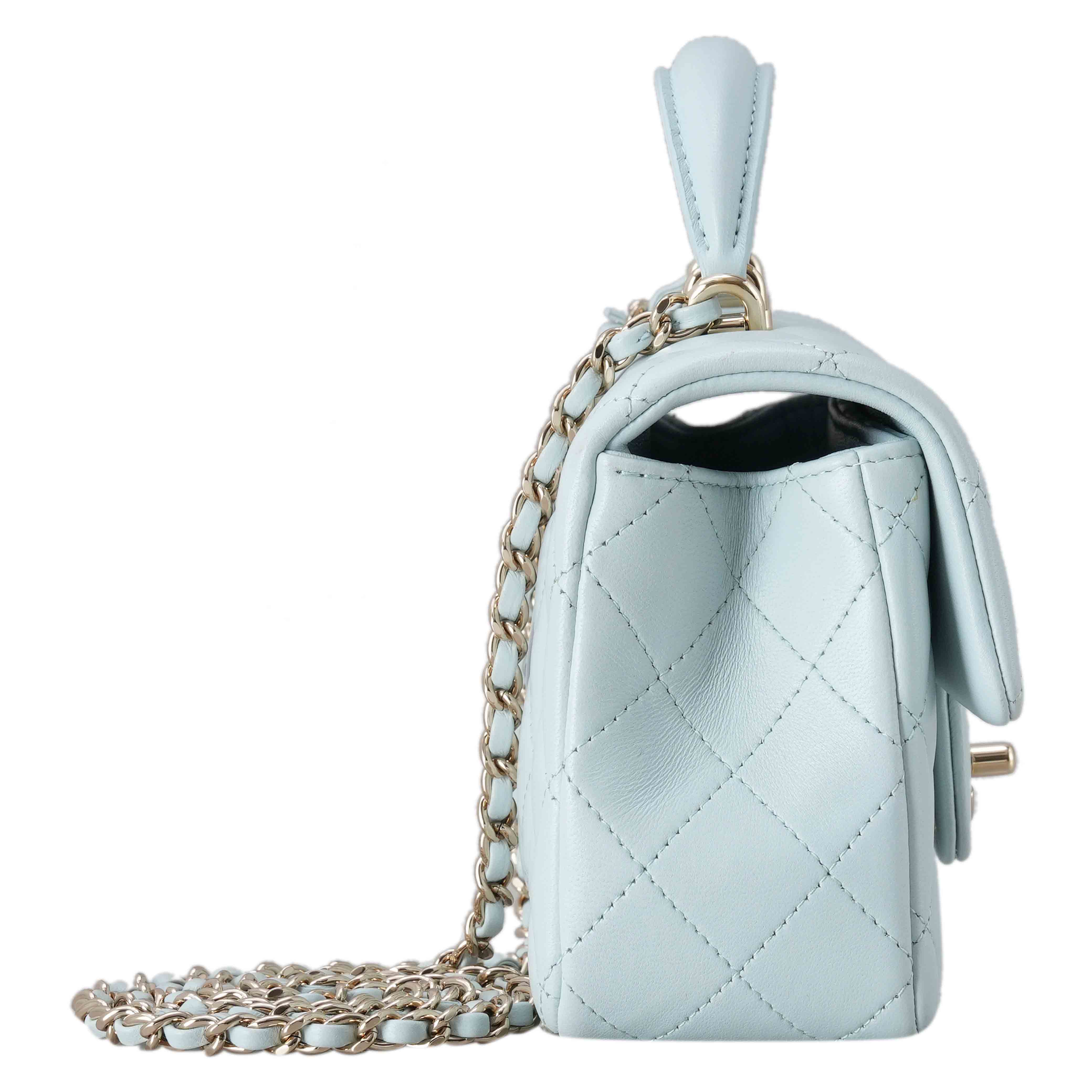 CHANEL(USED)샤넬 클래식 뉴미니 탑핸들