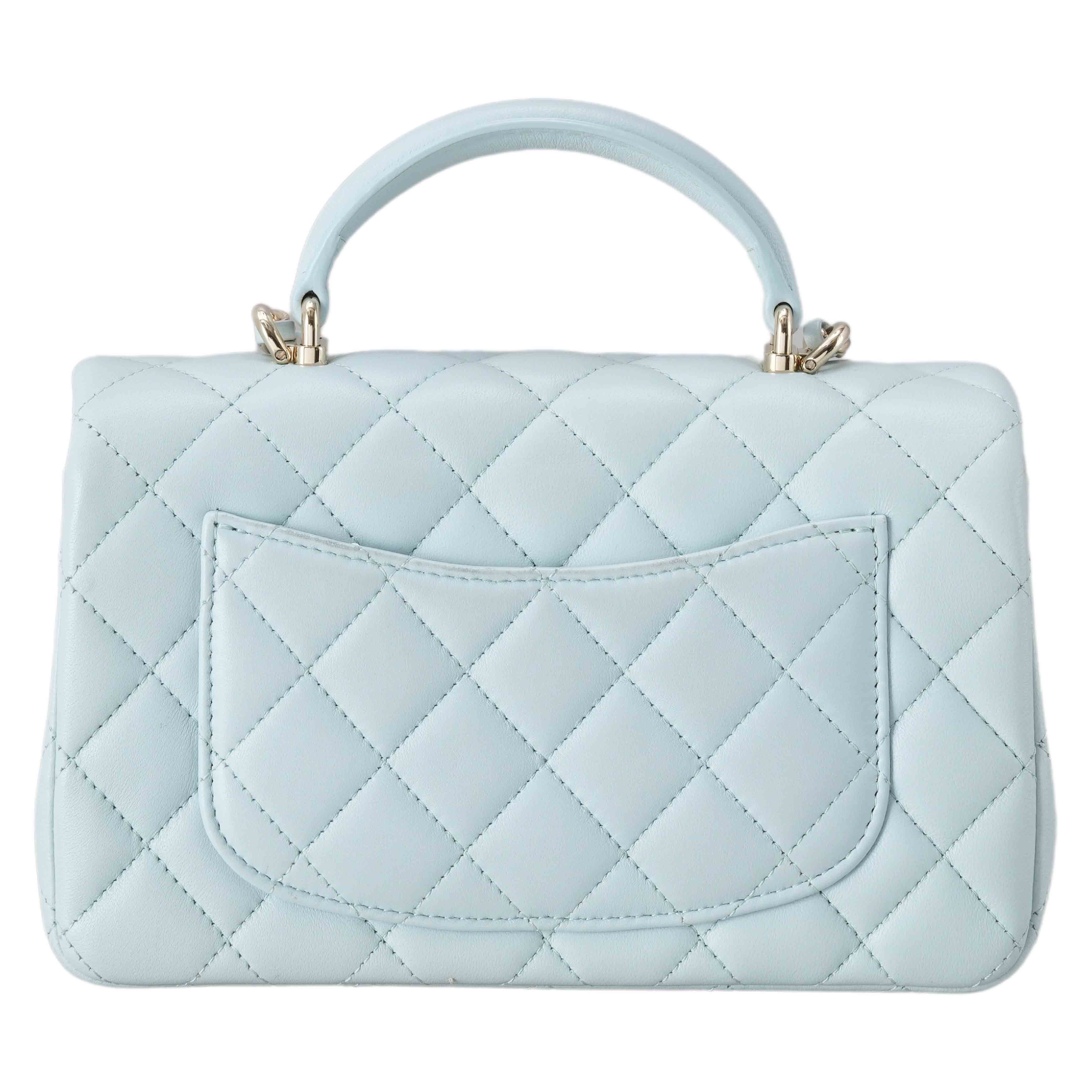 CHANEL(USED)샤넬 클래식 뉴미니 탑핸들