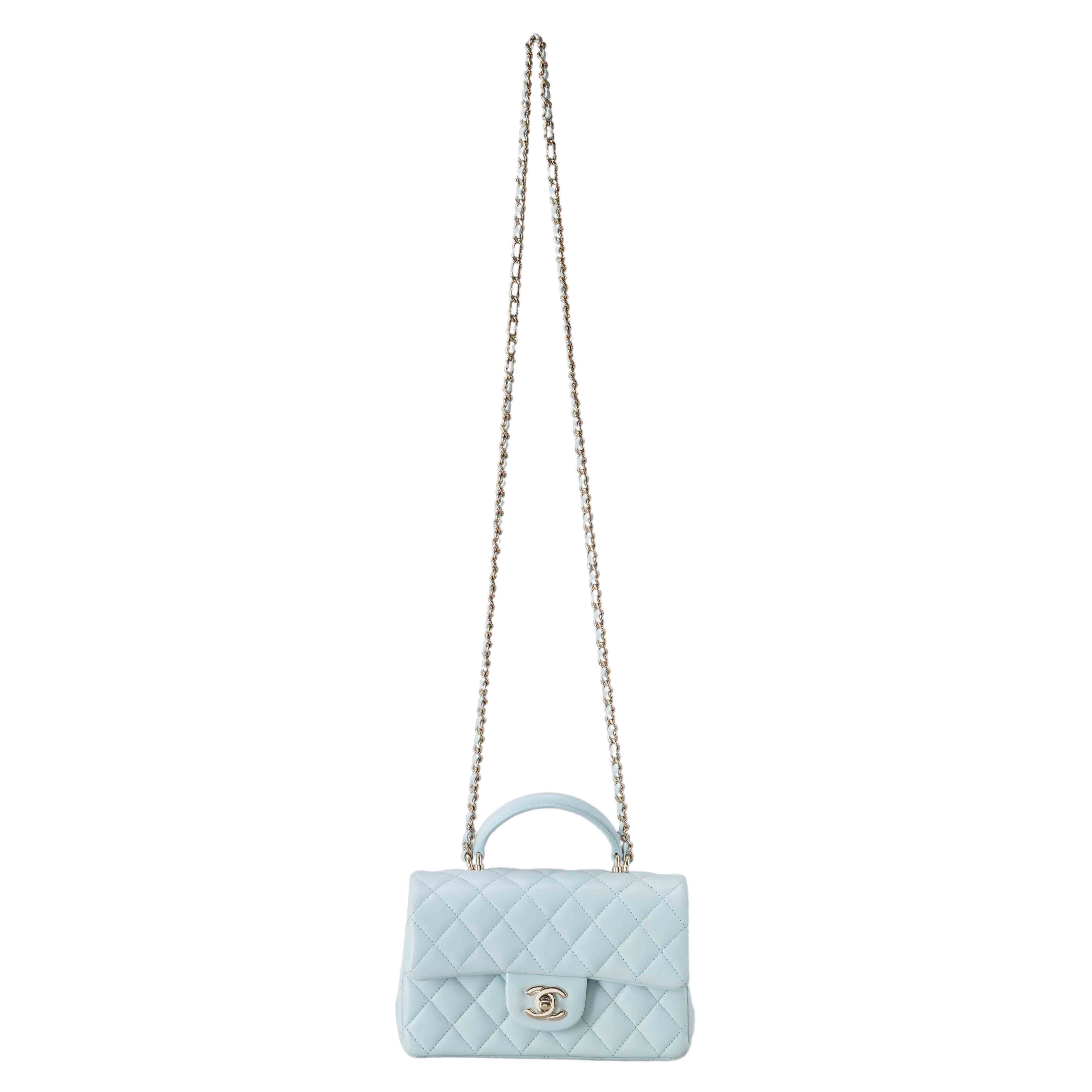 CHANEL(USED)샤넬 클래식 뉴미니 탑핸들