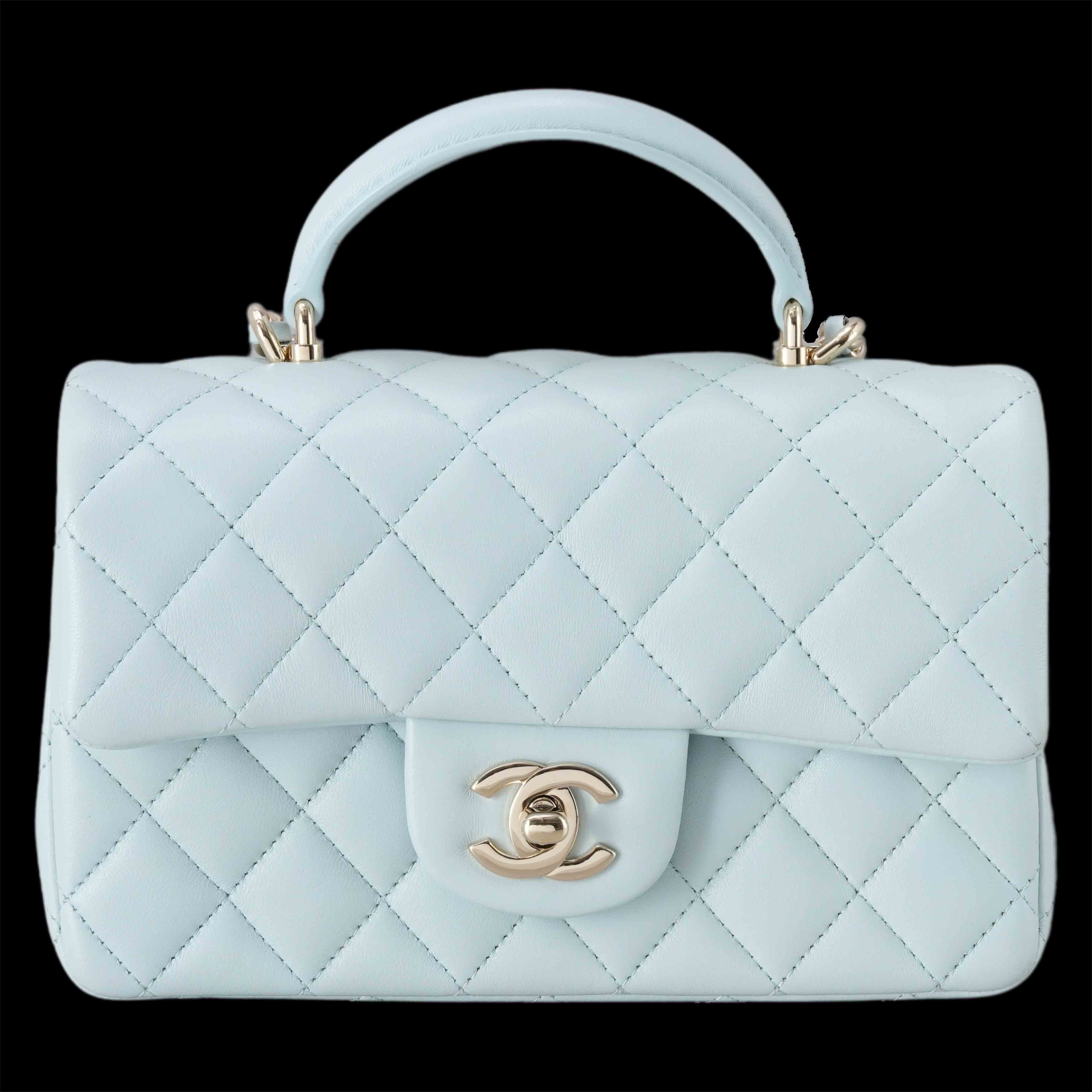 CHANEL(USED)샤넬 클래식 뉴미니 탑핸들