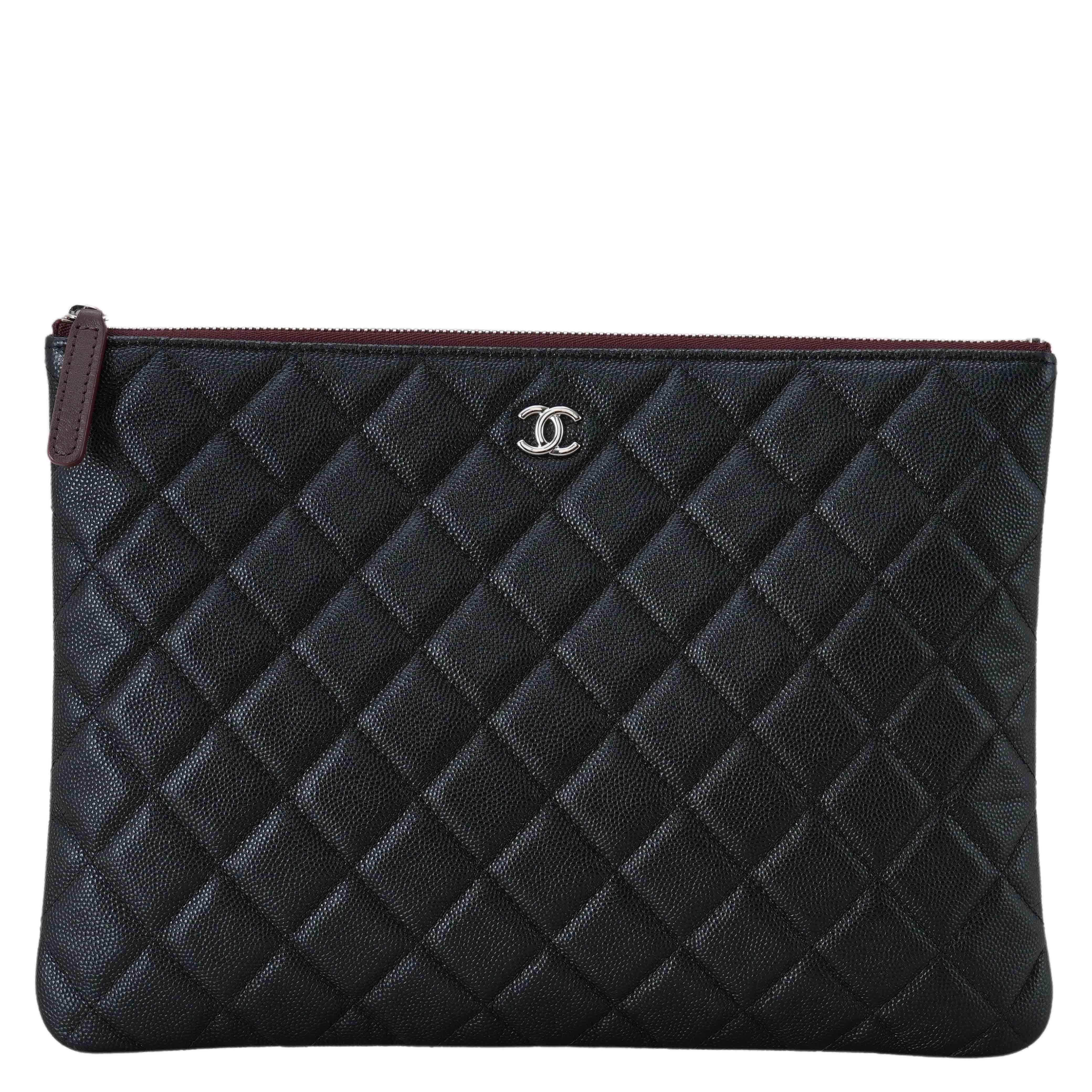 CHANEL(USED)샤넬 캐비어 클래식 클러치 뉴미듐