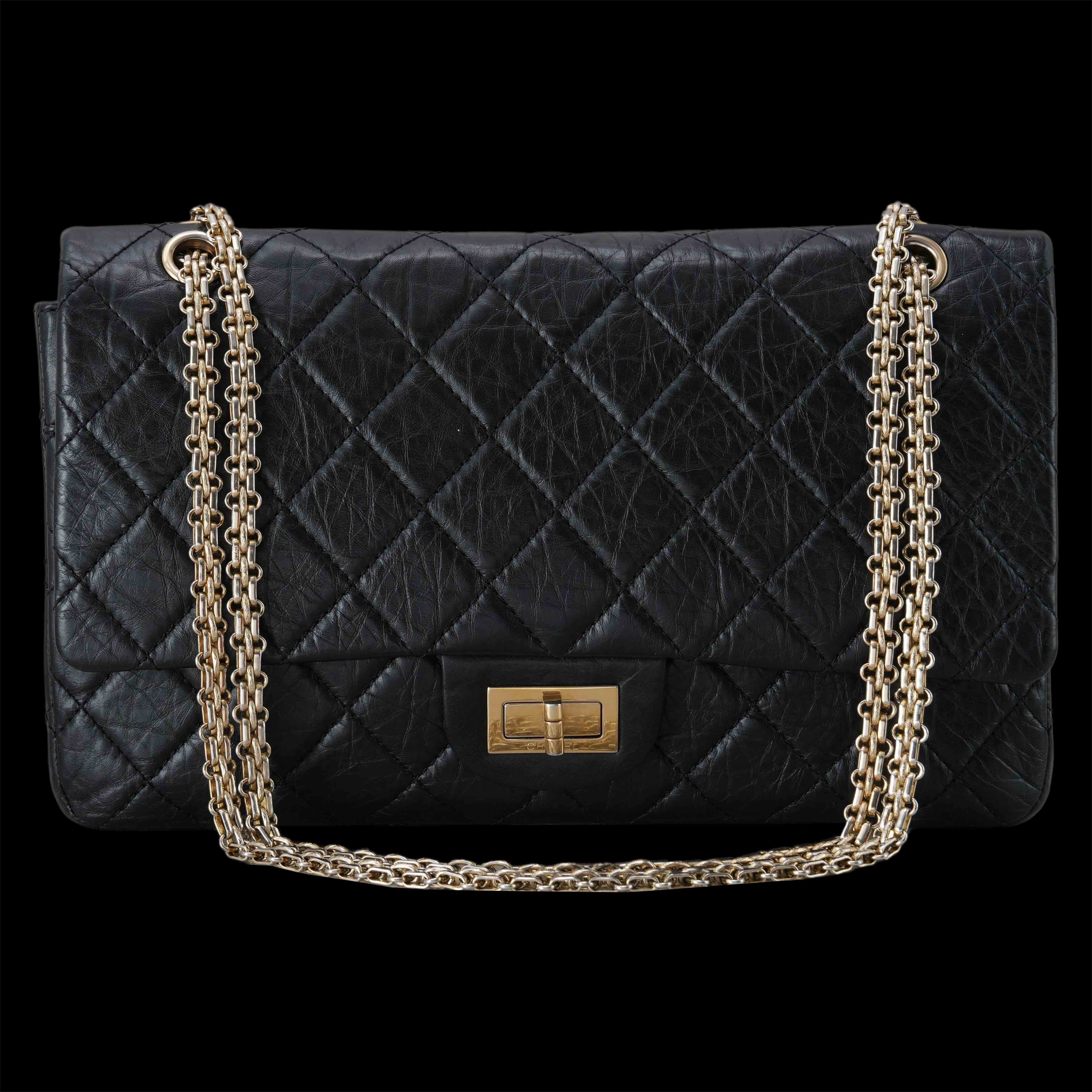 CHANEL(USED)샤넬 2.55 빈티지 라지 플랩백