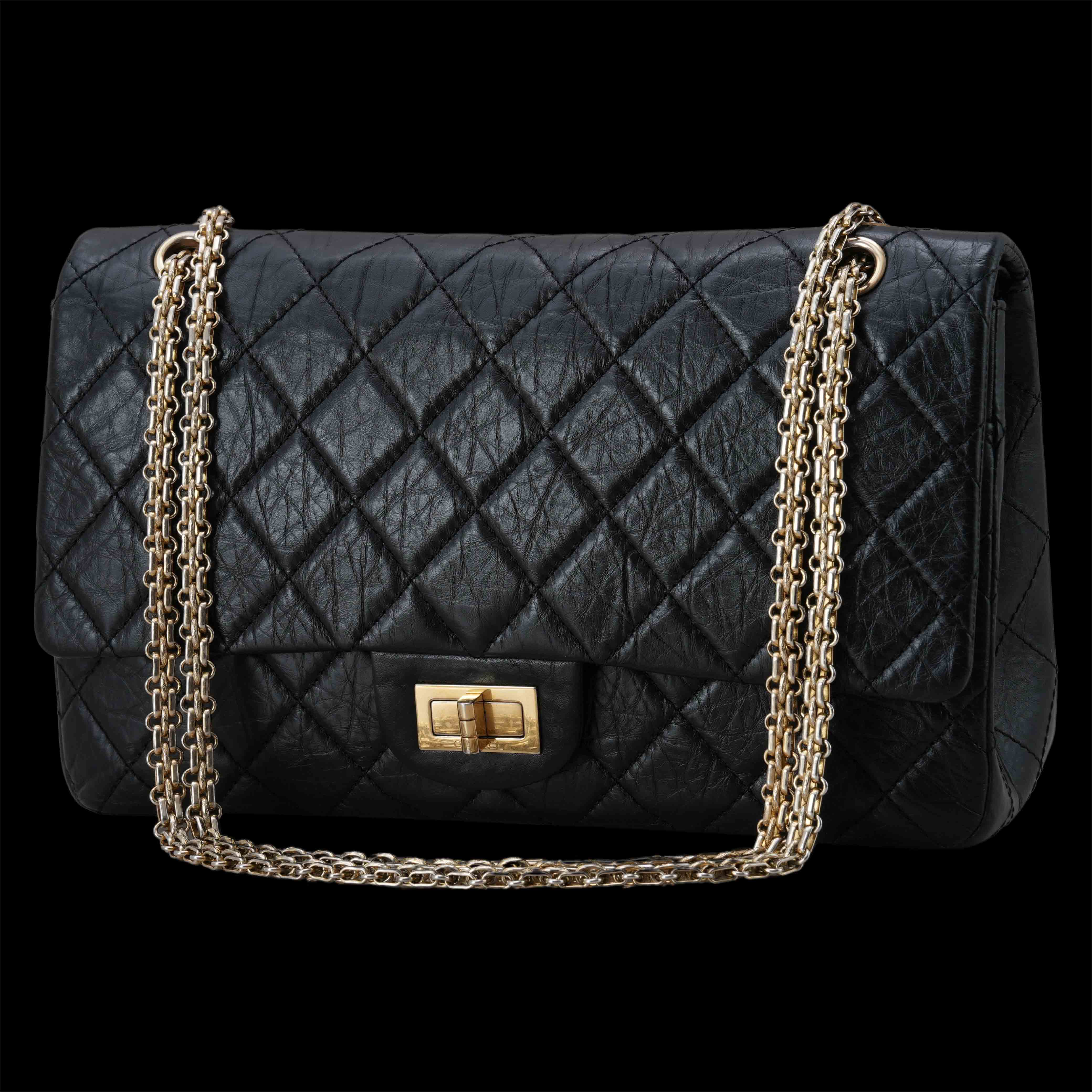CHANEL(USED)샤넬 2.55 빈티지 라지 플랩백