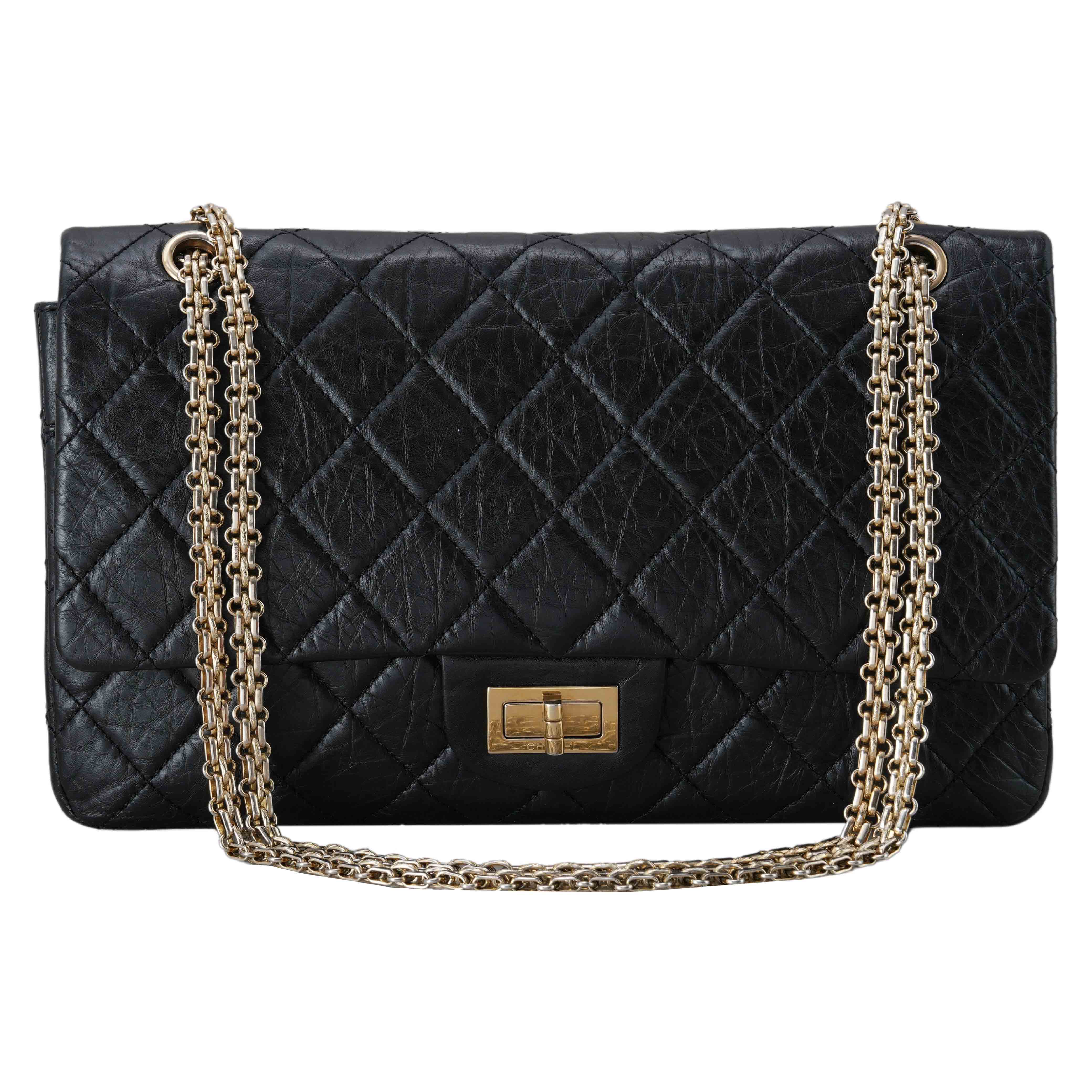 CHANEL(USED)샤넬 2.55 빈티지 라지 플랩백