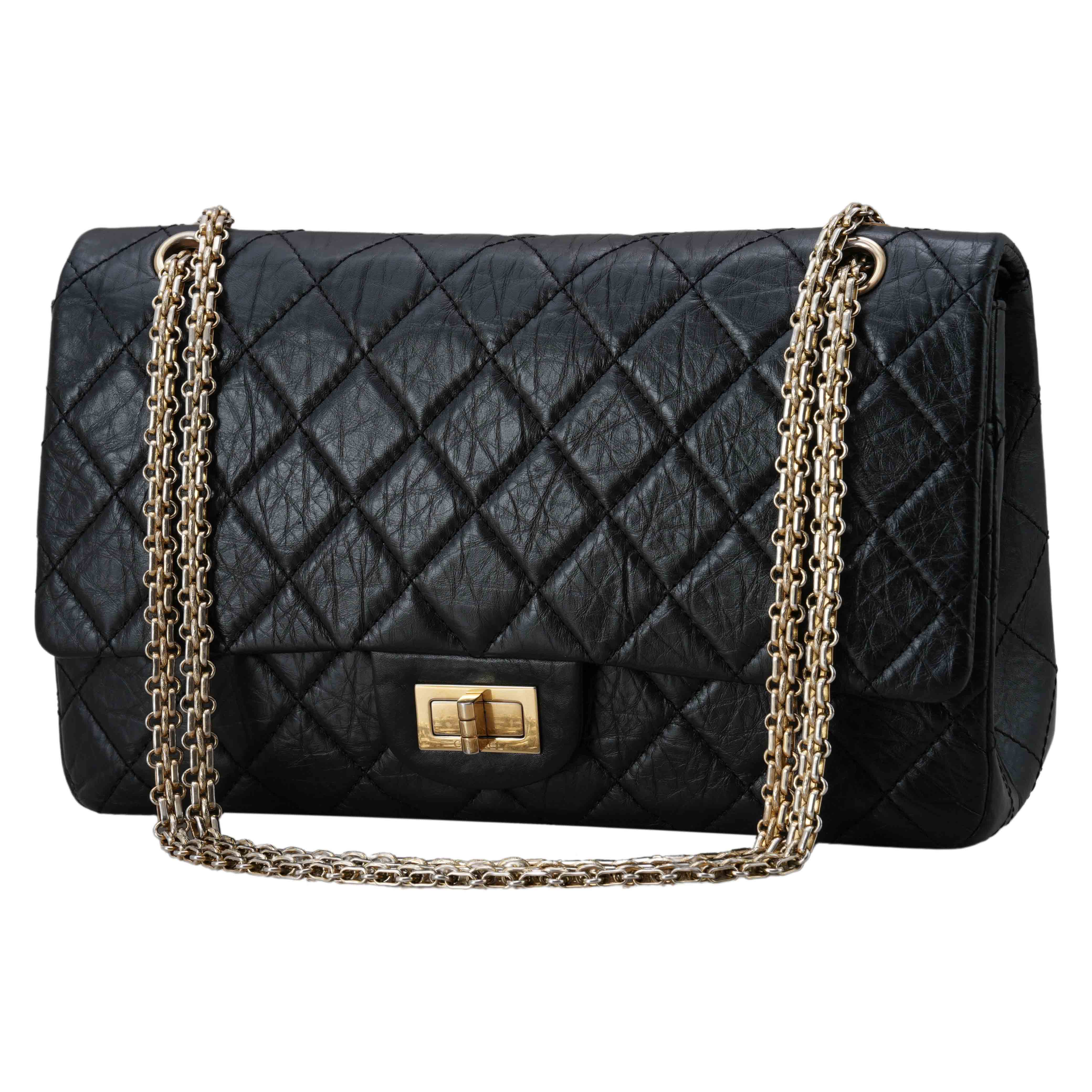 CHANEL(USED)샤넬 2.55 빈티지 라지 플랩백