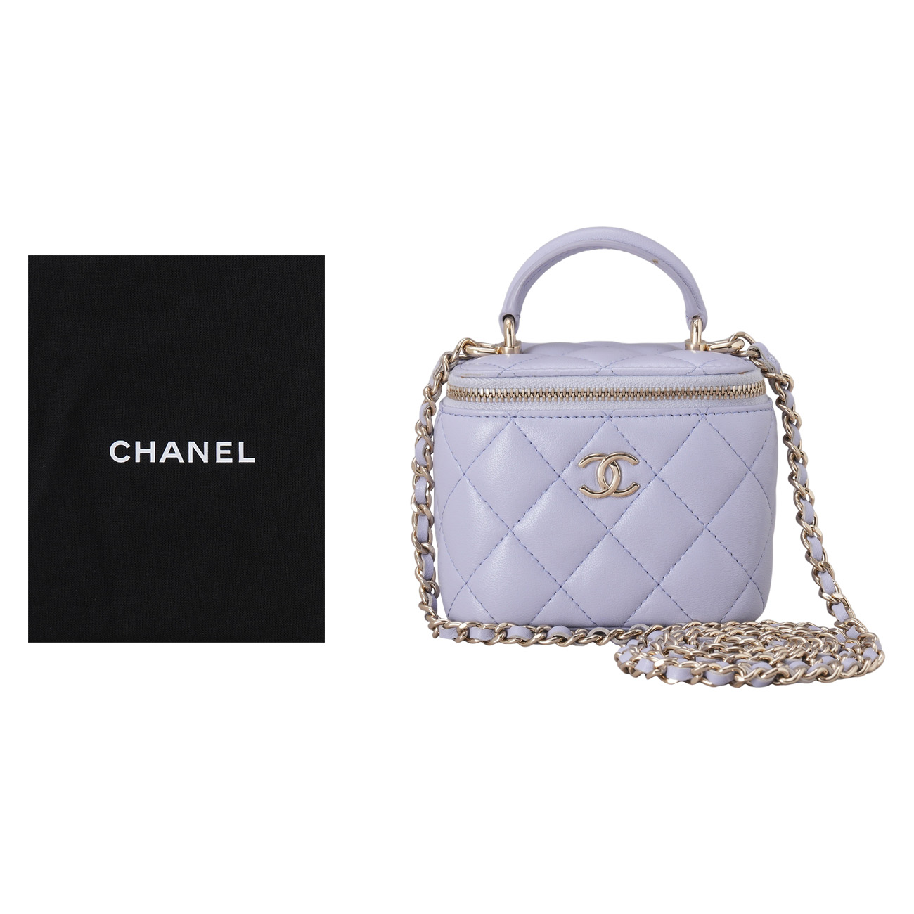 CHANEL(USED)샤넬 미니 베니티 탑핸들 체인백