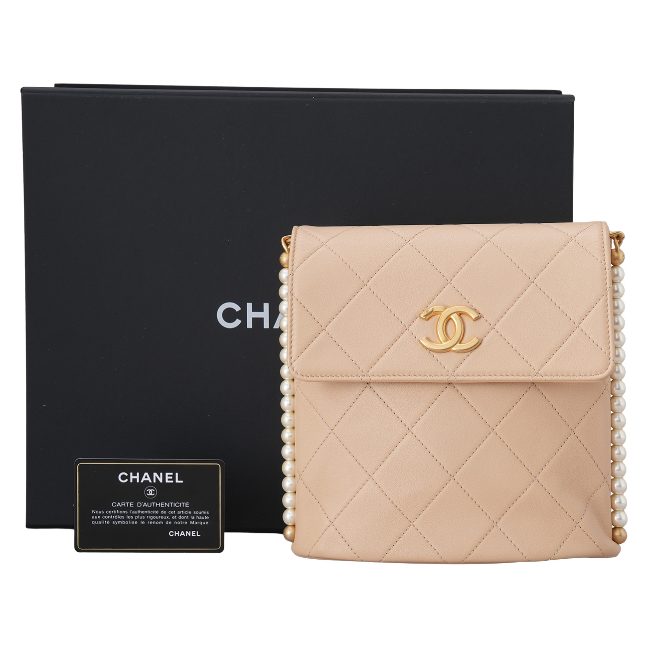 CHANEL(USED)샤넬 AS2503 시즌 진주 호보백