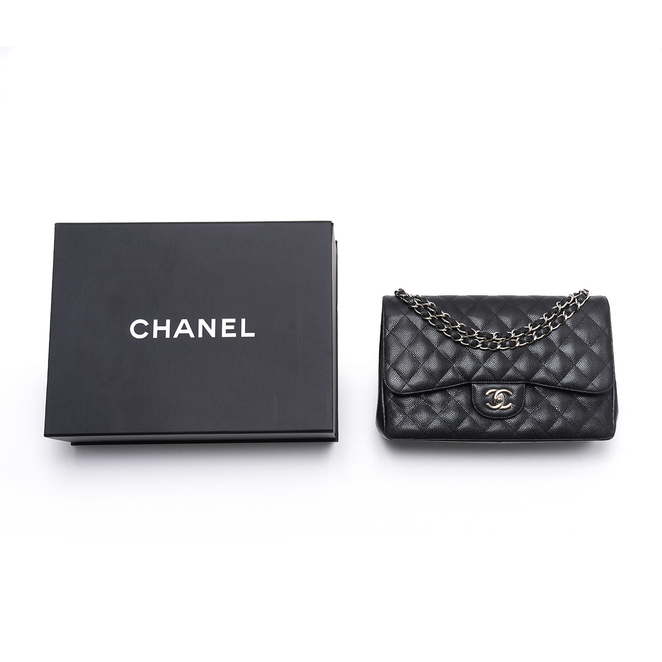 CHANEL(USED)샤넬 캐비어 클래식 라지 플랩백