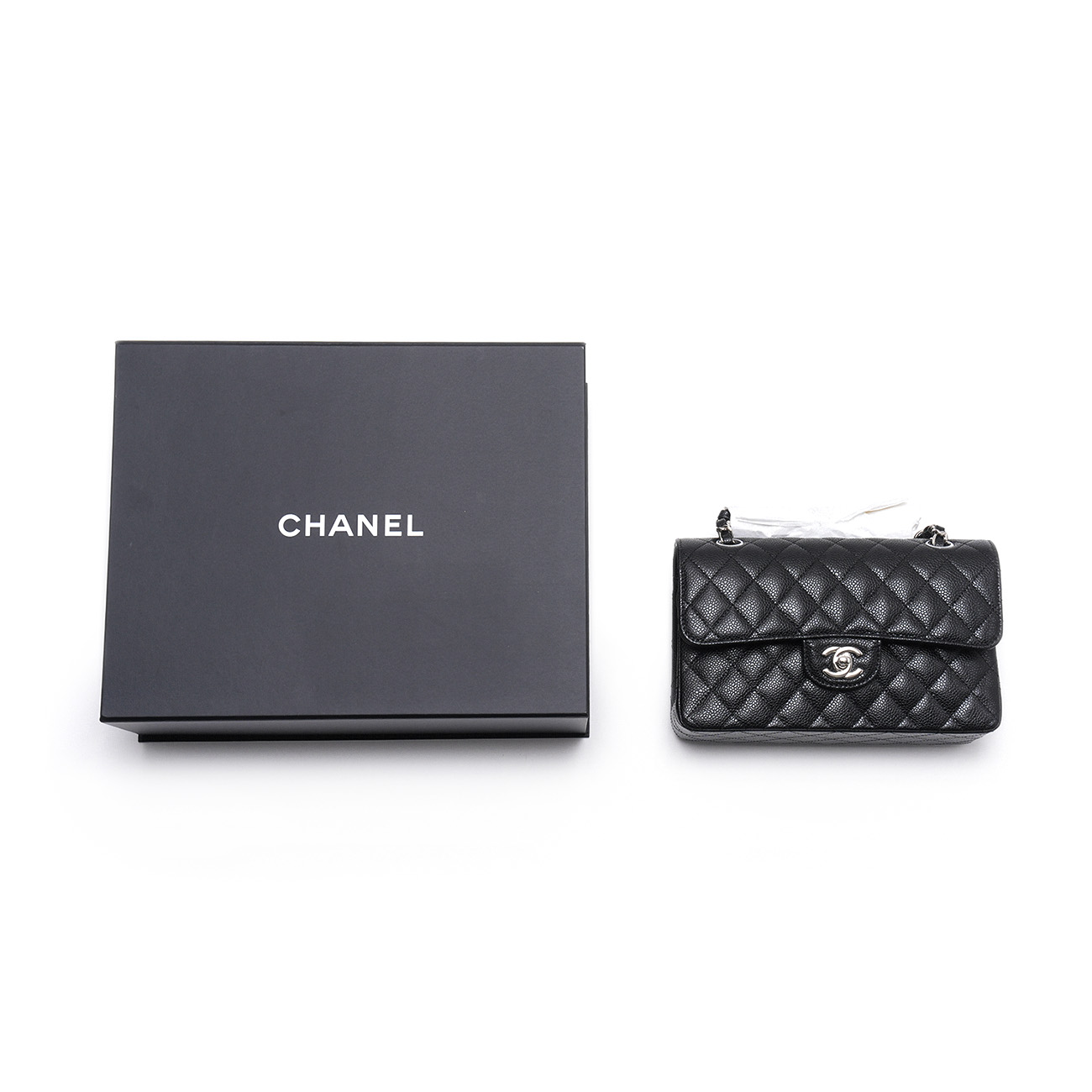 CHANEL(USED)샤넬 캐비어 클래식 스몰 플랩백