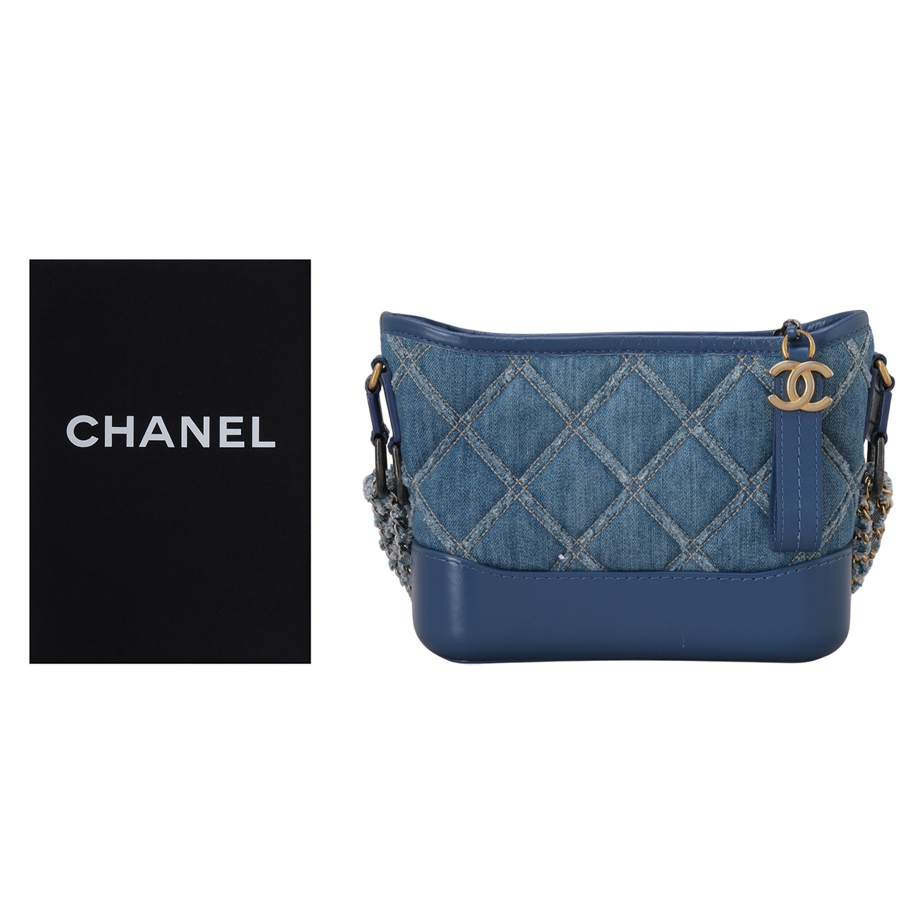 CHANEL(USED)샤넬 가브리엘 호보백 스몰 데님