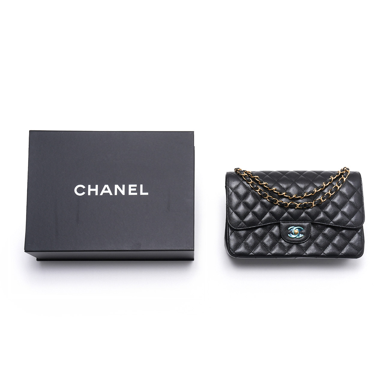 CHANEL(USED)샤넬 캐비어 클래식 라지 플랩백