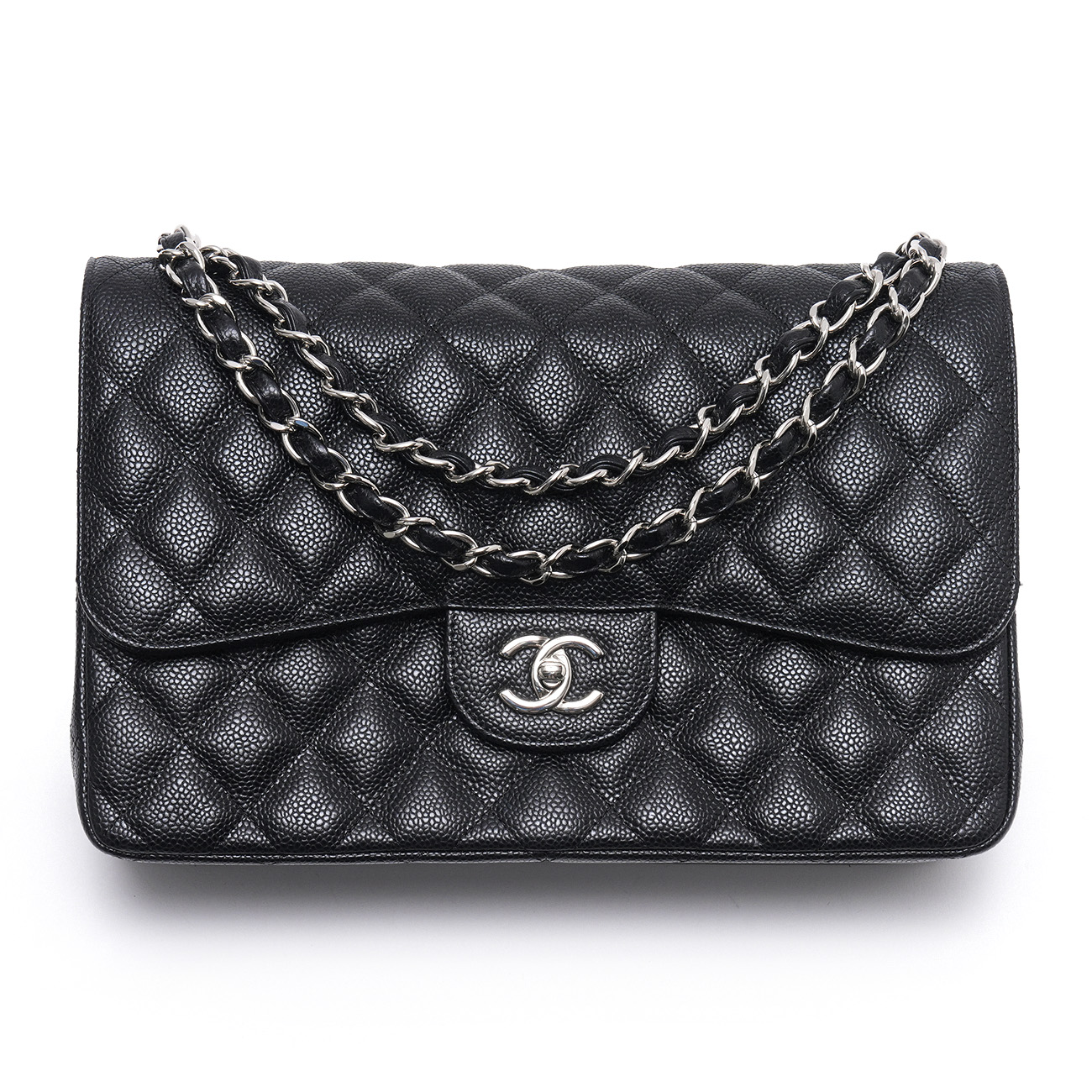 CHANEL(USED)샤넬 캐비어 클래식 라지 플랩백