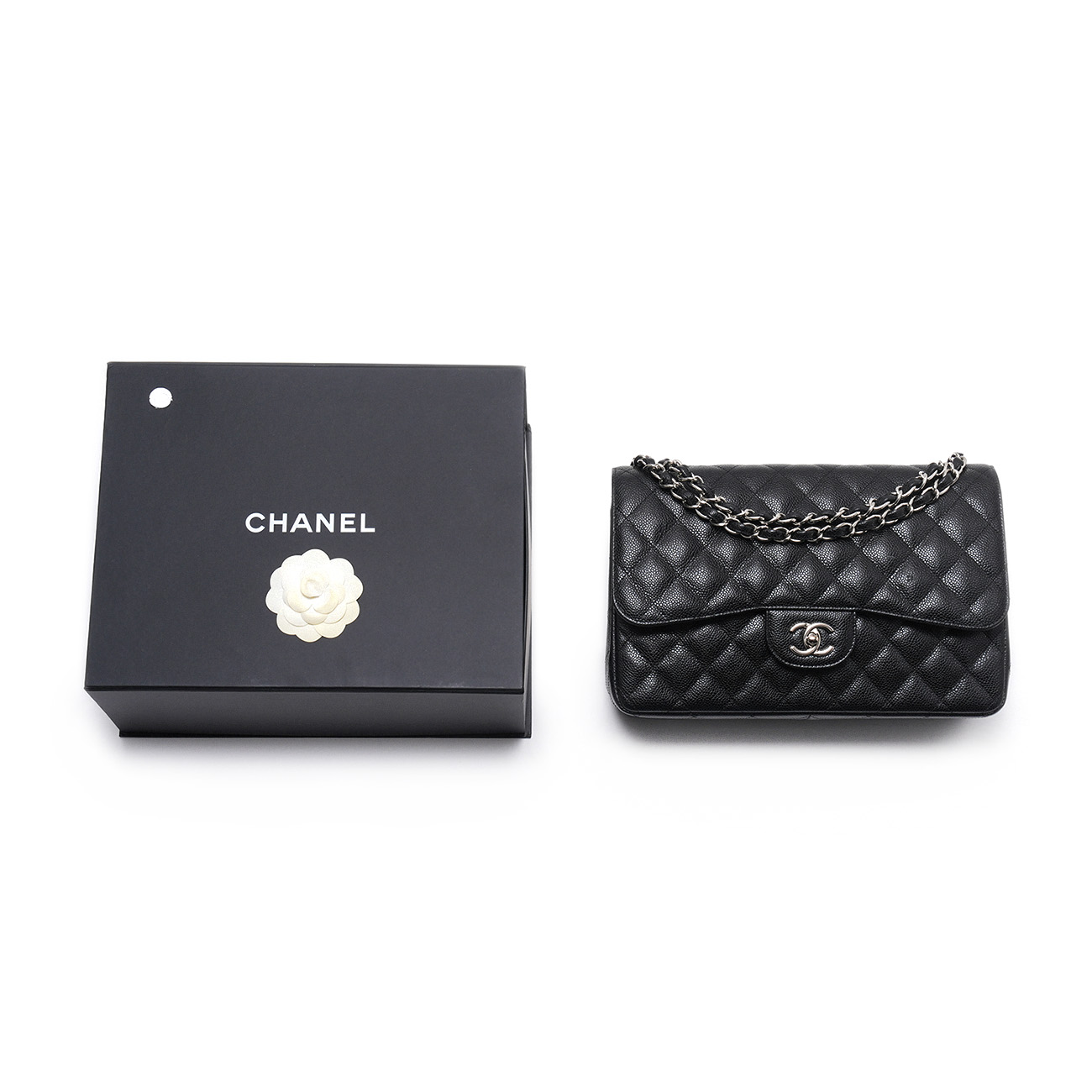 CHANEL(USED)샤넬 캐비어 클래식 라지 플랩백