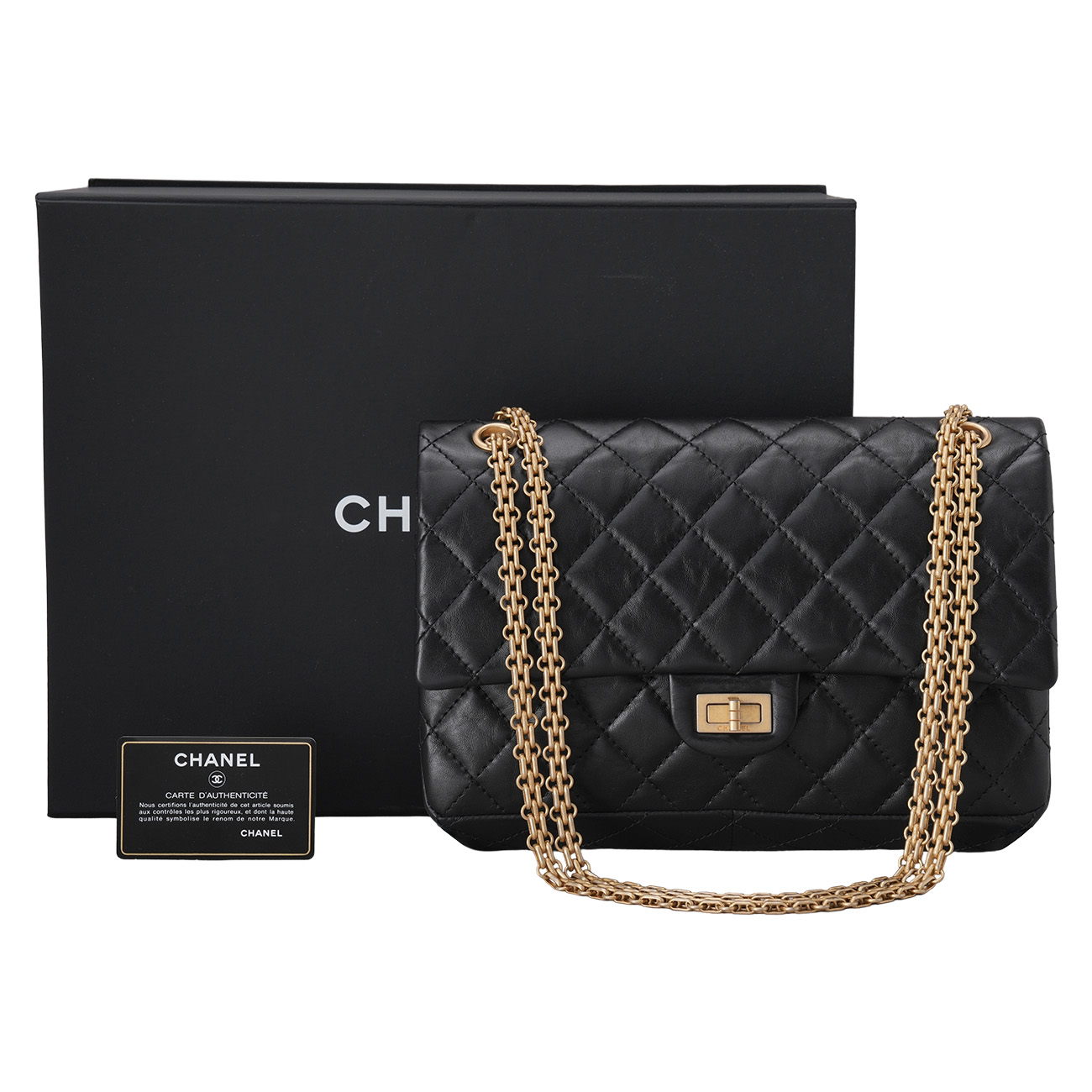 CHANEL(USED)샤넬 2.55 빈티지 라지 플랩백