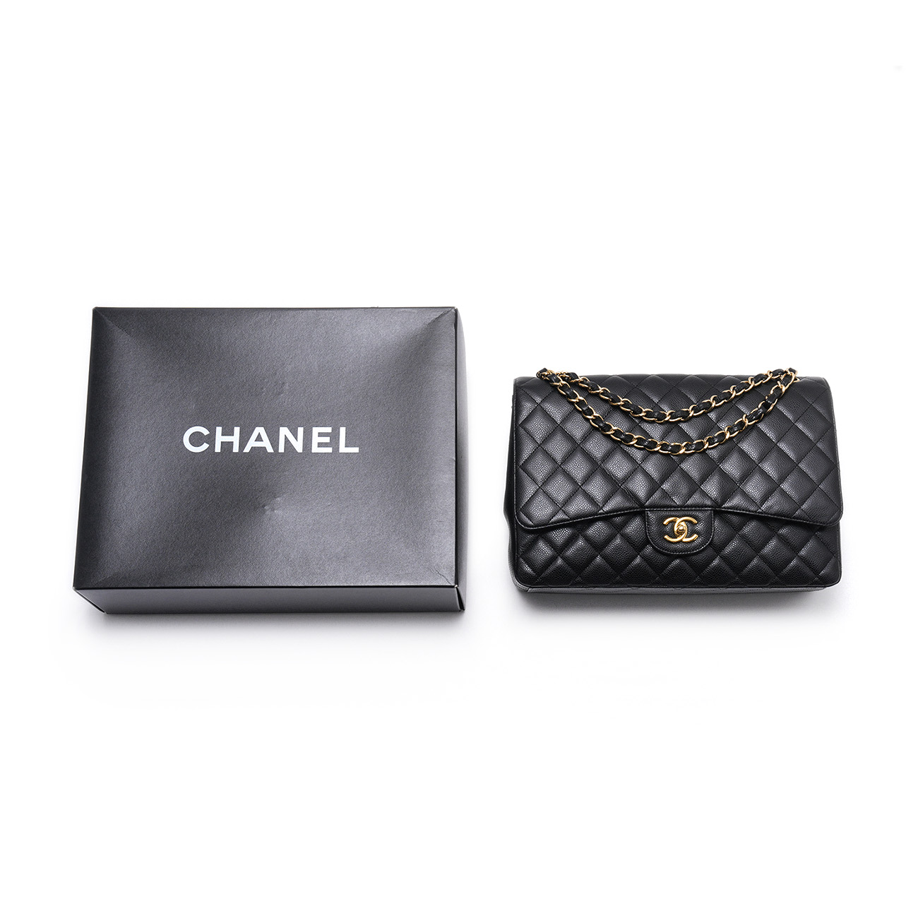 CHANEL(USED)샤넬 캐비어 클래식 맥시 원플랩백