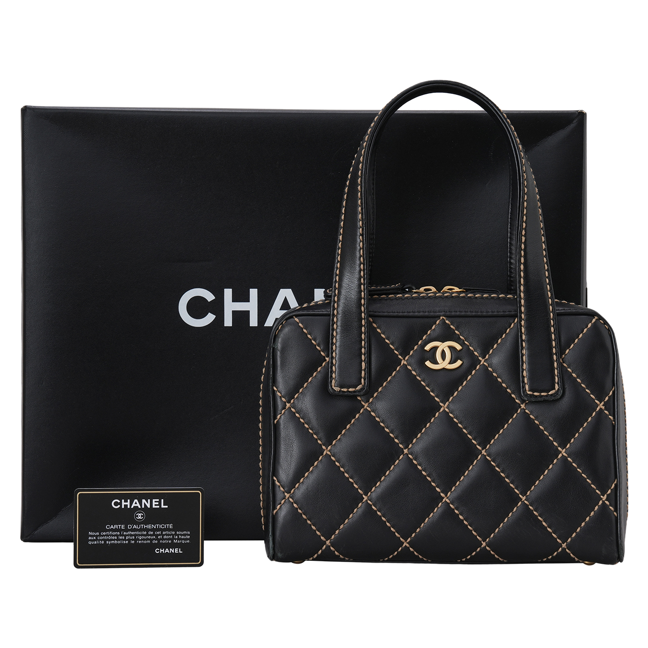 CHANEL(USED)샤넬 와일드 스티치 토트백