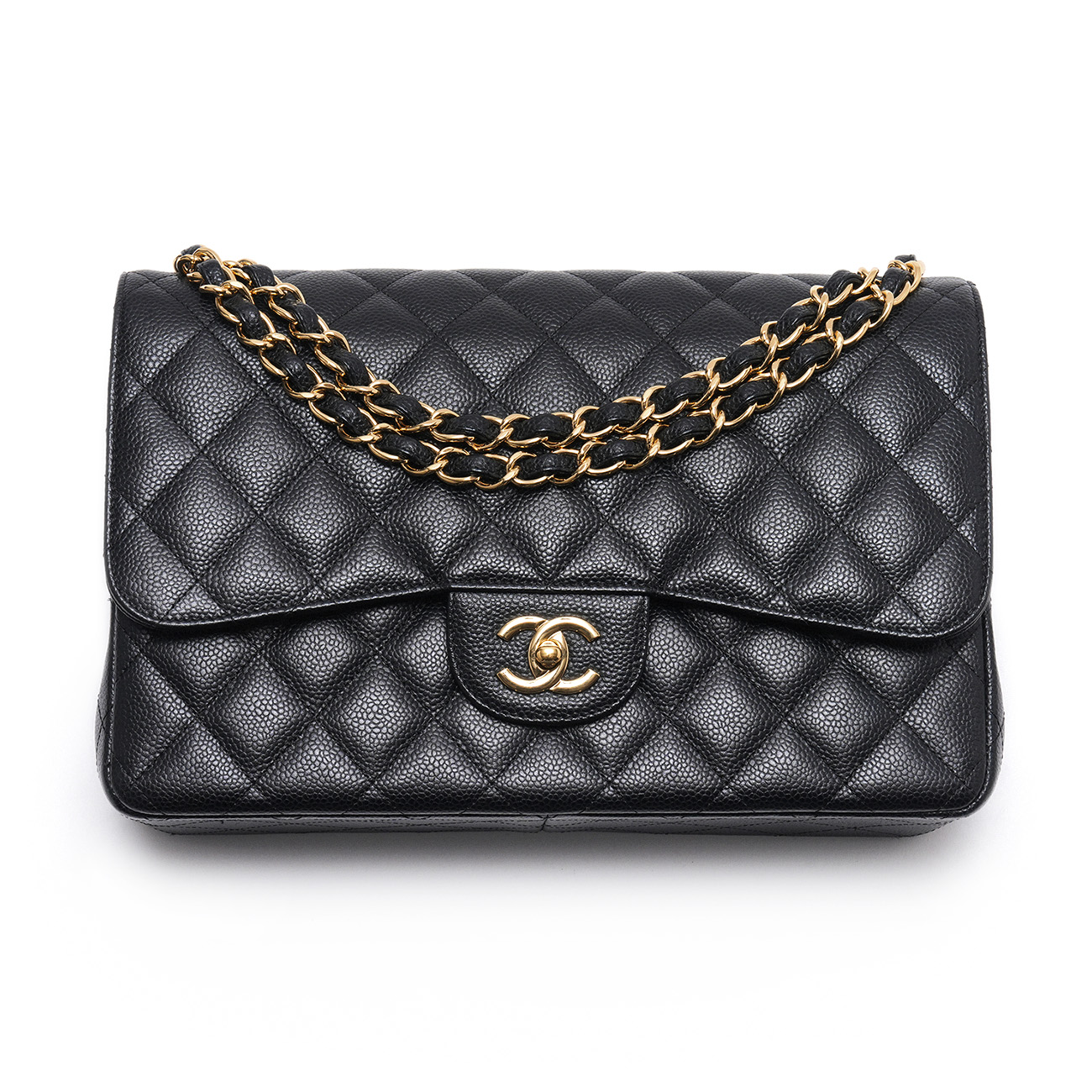 CHANEL(USED)샤넬 캐비어 클래식 점보 플랩백