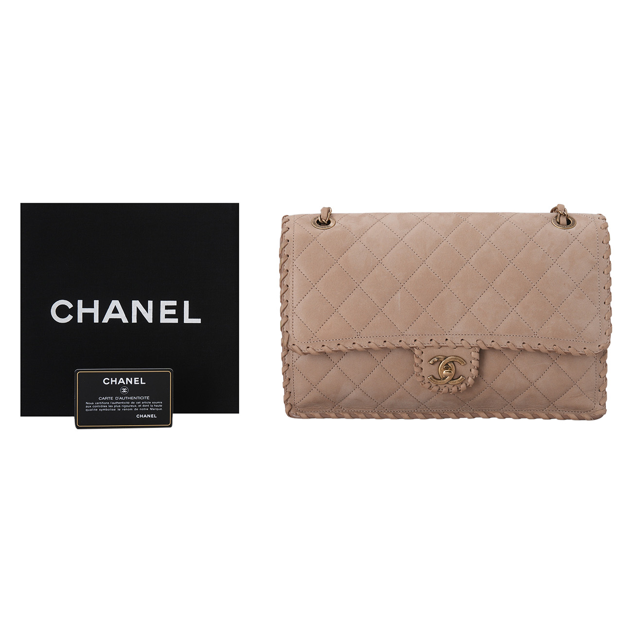 CHANEL(USED)샤넬 시즌 클래식 라지 플랩 체인 숄더백