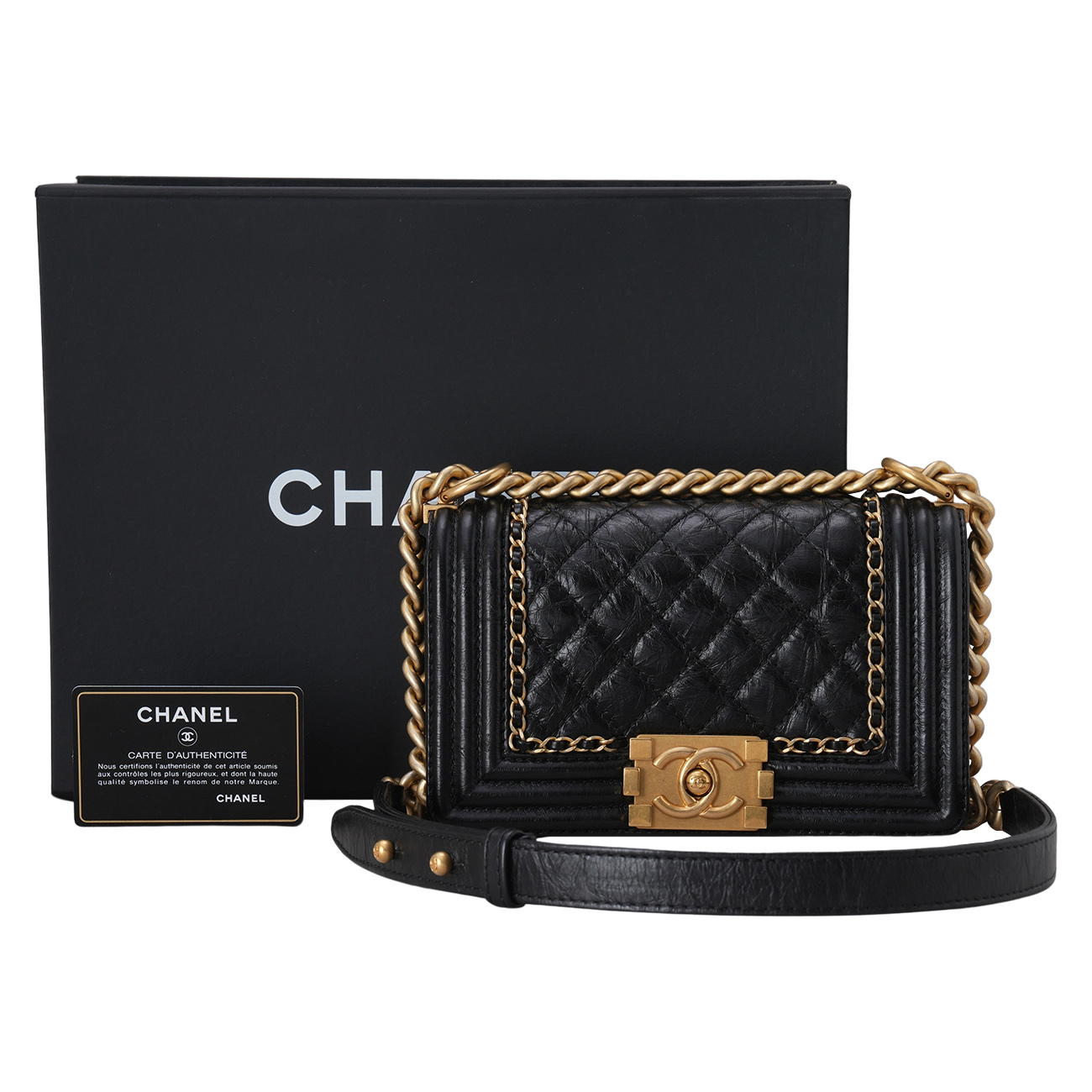 CHANEL(USED)샤넬 시즌 보이샤넬 스몰 플랩백