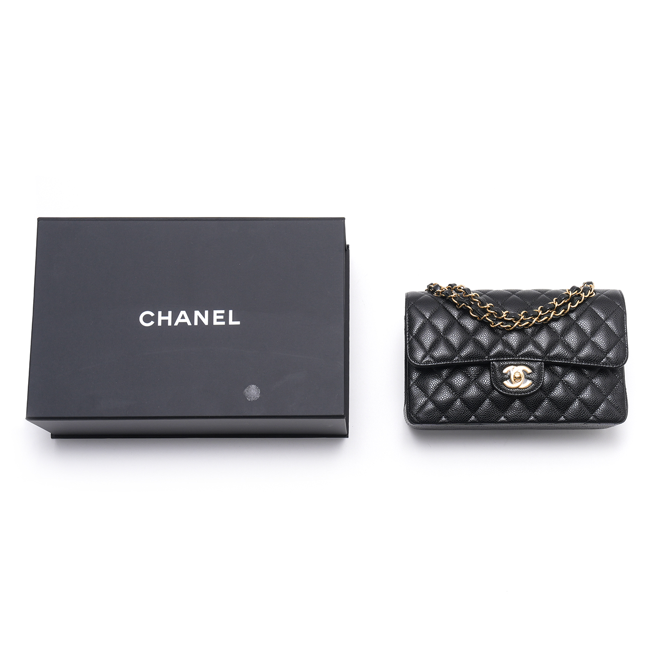 CHANEL(USED)샤넬 캐비어 클래식 스몰 플랩백