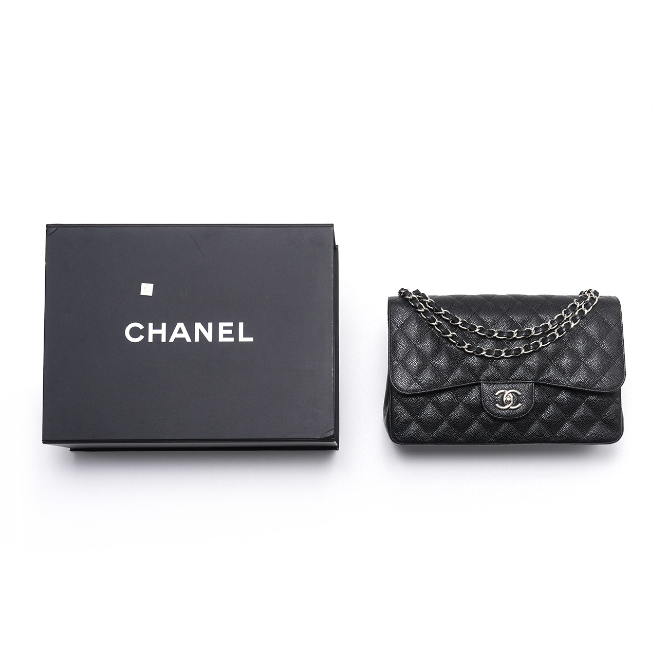 CHANEL(USED)샤넬 캐비어 클래식 라지 플랩백