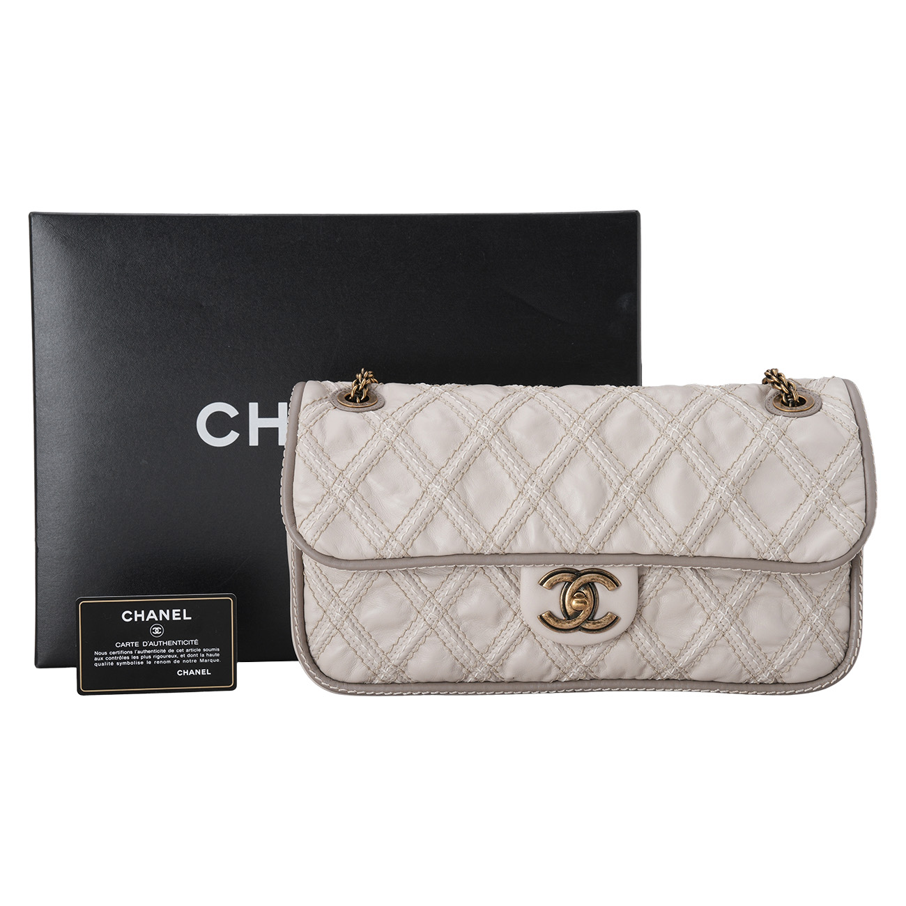 CHANEL(USED)샤넬 시즌 바게트 체인 숄더백