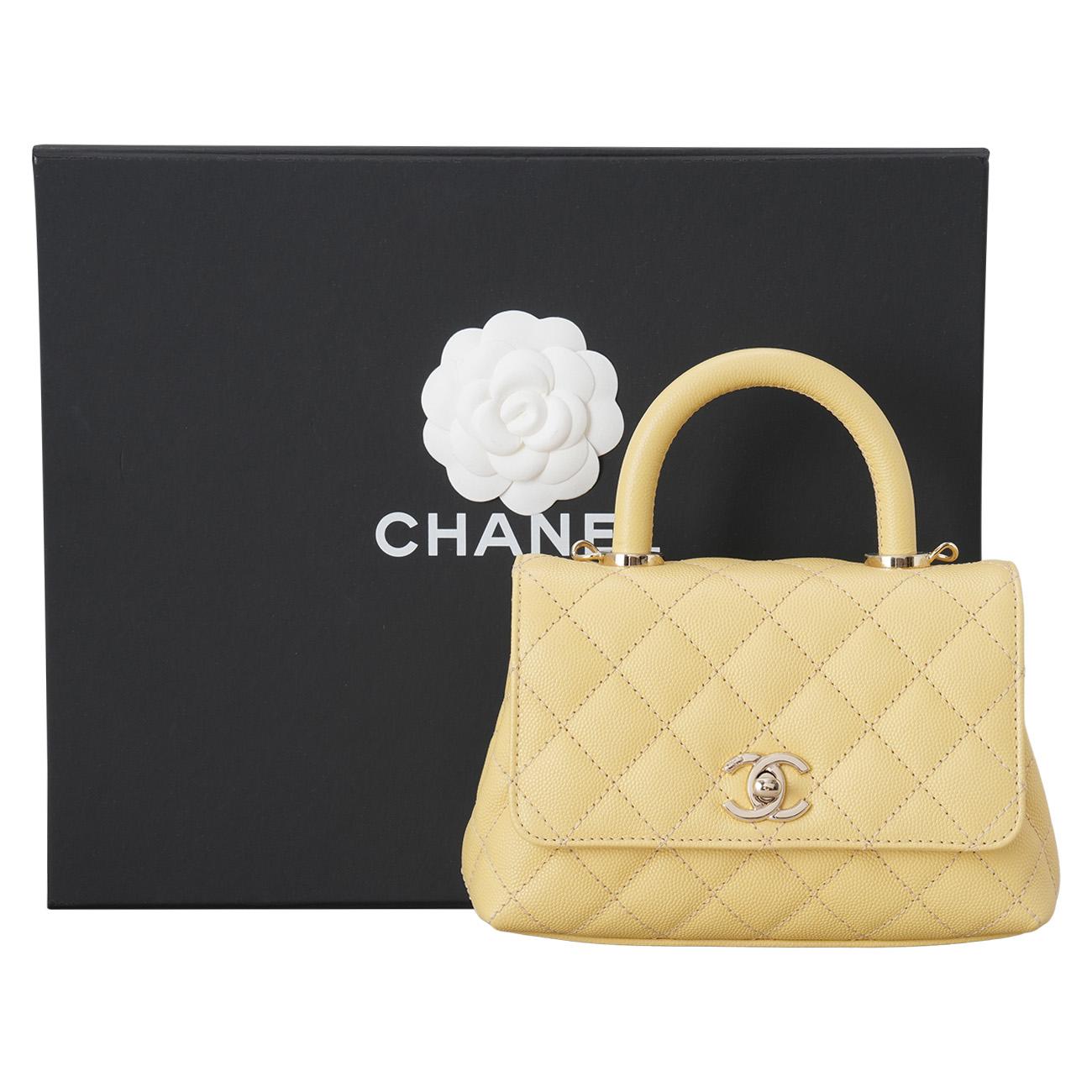 CHANEL(USED)샤넬 캐비어 코코핸들 미니